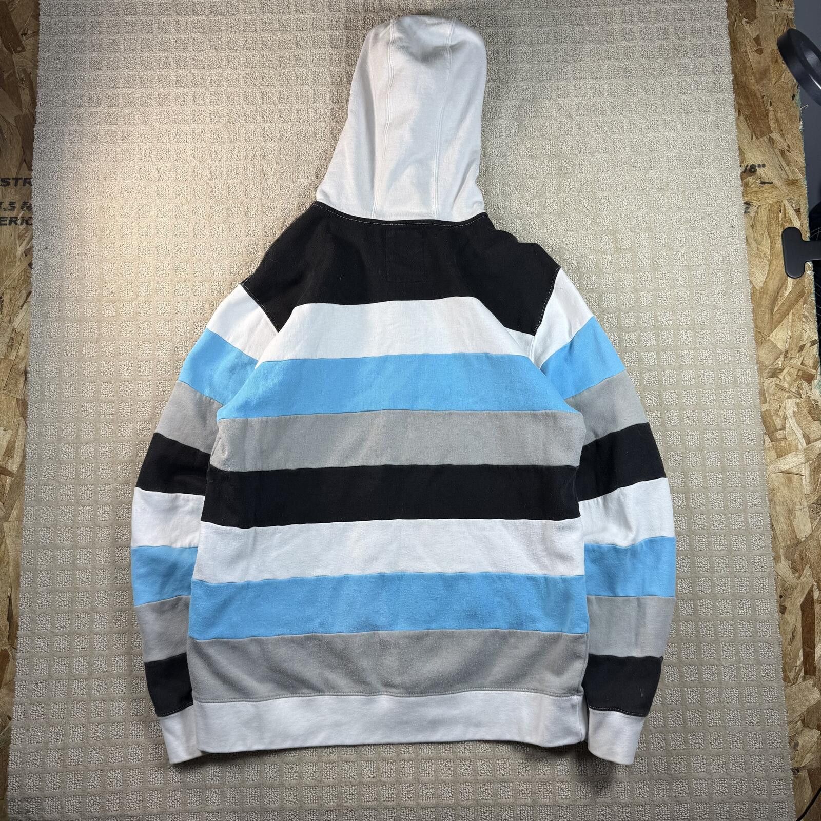Quiksilver Y2K Quiksilver Striped Zip Up Hoodie Large Size US L / EU 52-54 / 3 - 6 Thumbnail