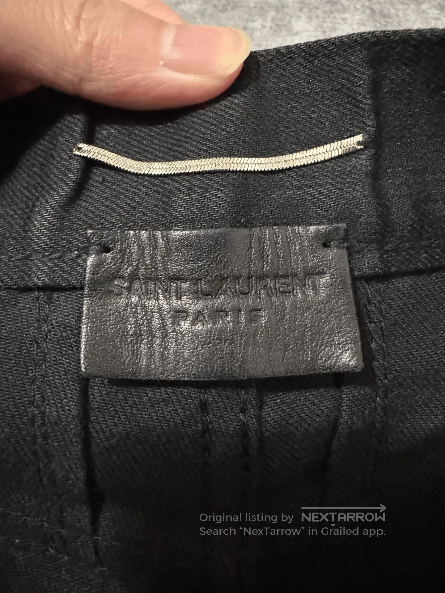 Saint Laurent Paris Saint Laurent Black Slim Fit Jeans. Size US 28 / EU 44 - 8 Thumbnail