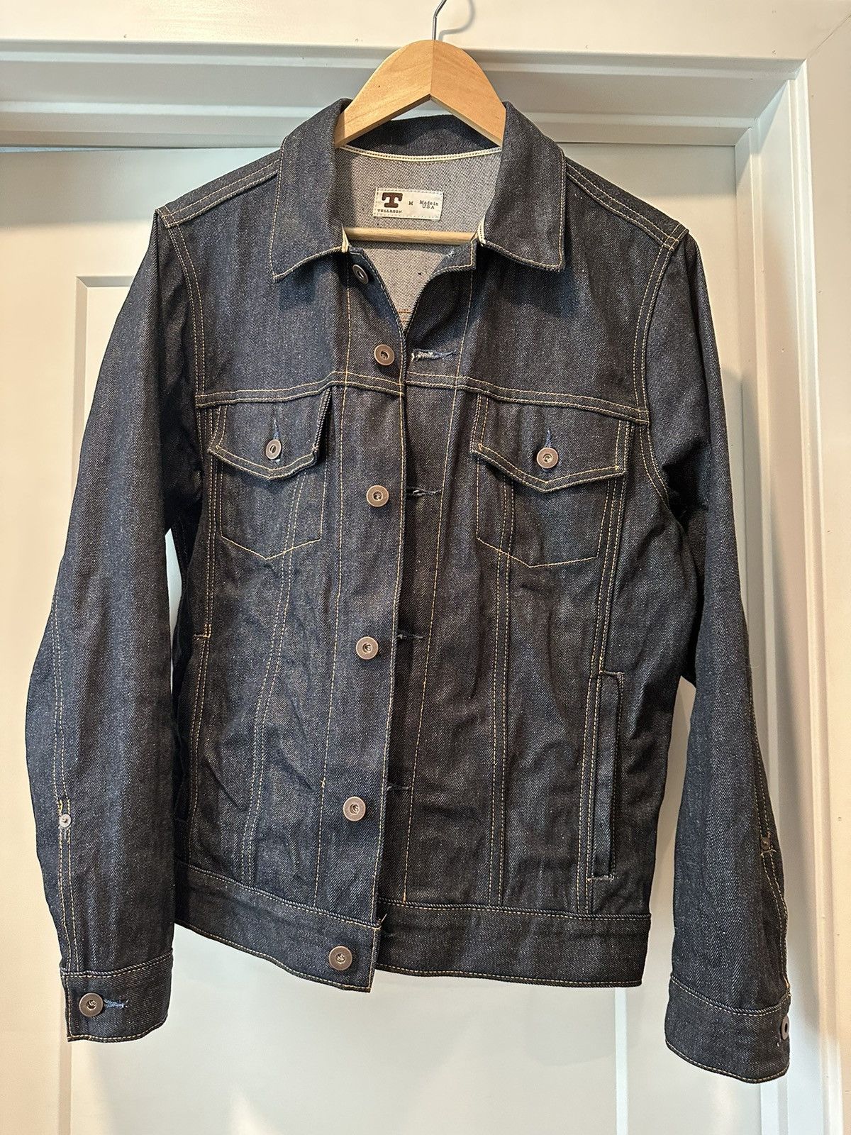 Tellason Tellason Raw Denim Kaihara Jacket 16.5oz | Grailed