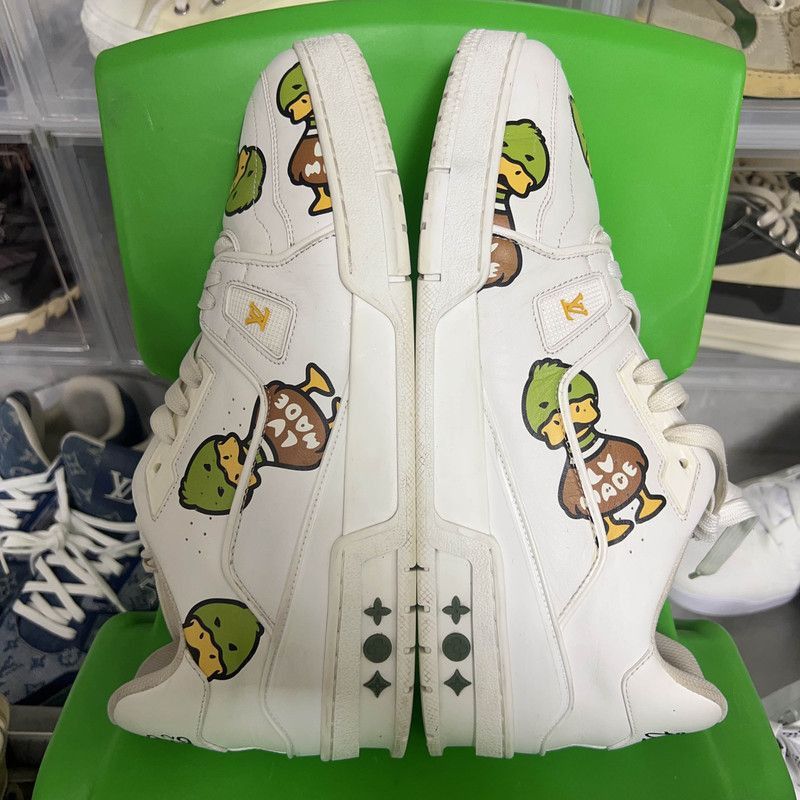 Louis Vuitton Nigo x Louis Vuitton Trendy White Trainer -2508 Size US 9.5 / EU 42-43 - 7 Thumbnail