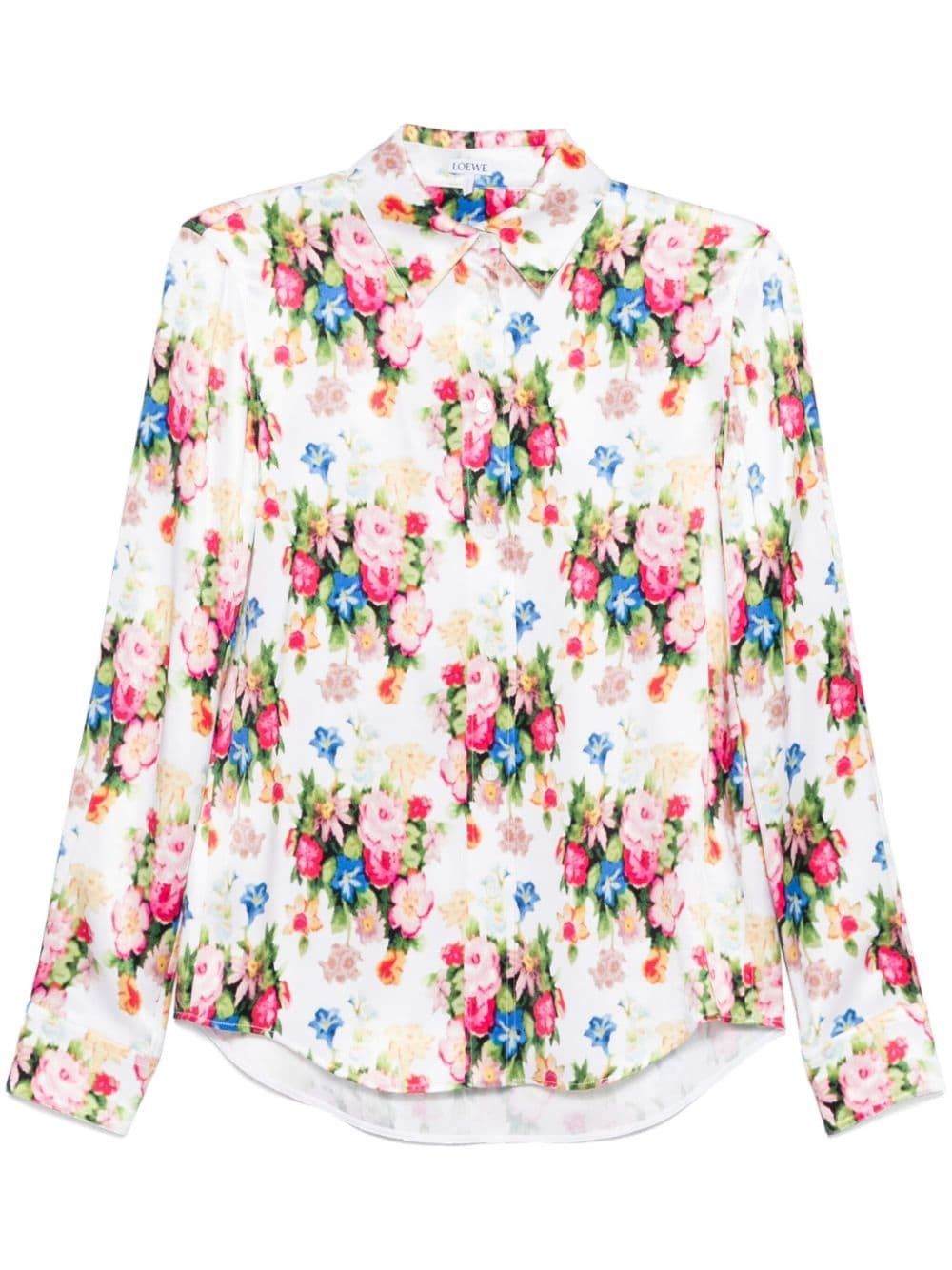 o1y1025 Silk Shirt in Multicolor