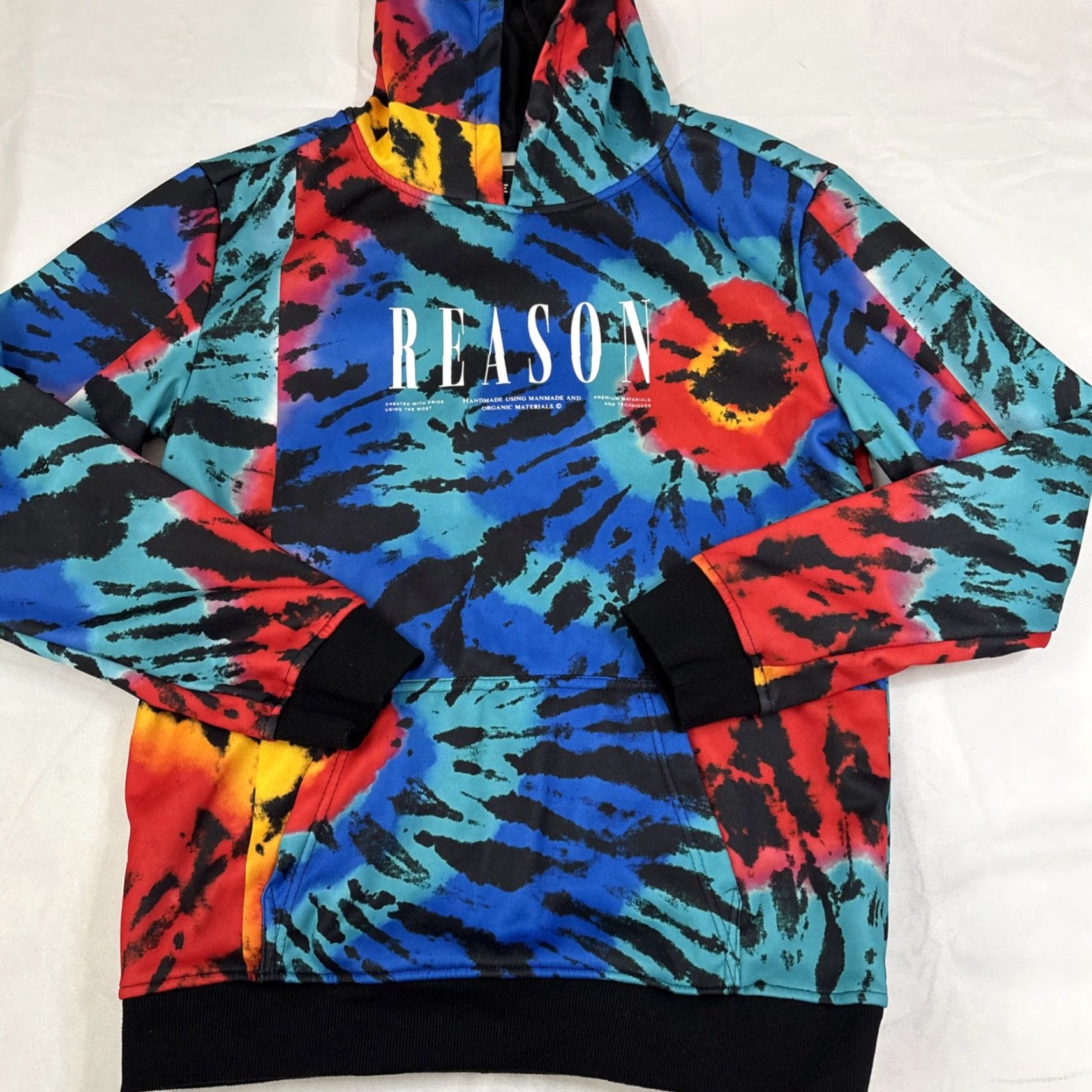 Reason REASON MEN'S CLOTHING MULTI-COLOR PULLOVER HOODIE SWEATSHIRT SIZE M Size US M / EU 48-50 / 2 - 3 Thumbnail