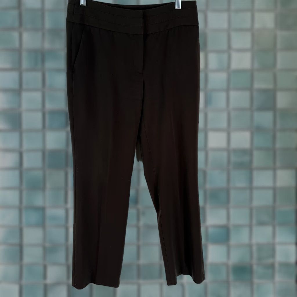Apt. 9 Apt. 9 Black Leather Straight Leg Pants | Grailed