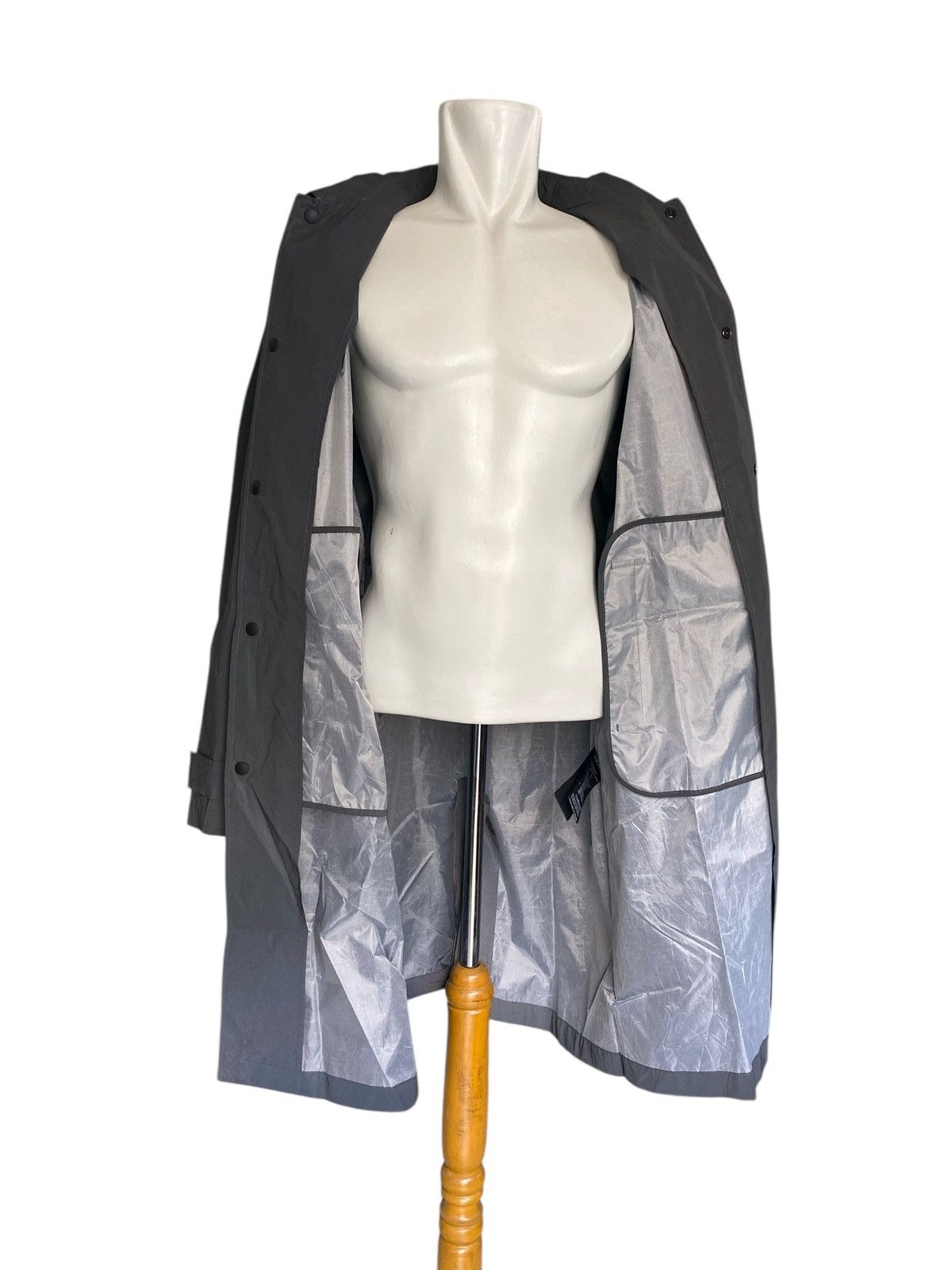 Palm Angels Rare Big Logo PALM ANGELS Long Jacket Button Shiny (M) Size US M / EU 48-50 / 2 - 17 Thumbnail