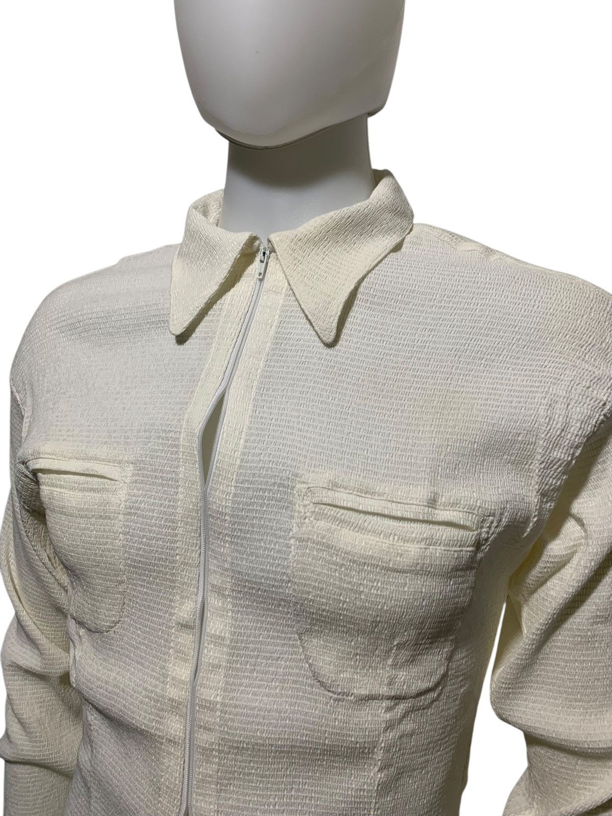 Calugi e Gianelli Vintage Calugi e giannelli pleated wrinkle zip shirt Size US M / EU 48-50 / 2 - 5 Thumbnail