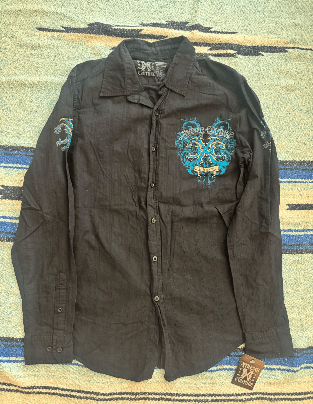 Affliction xtreme couture affliction style print shirt Size US M / EU 48-50 / 2 - 3 Thumbnail