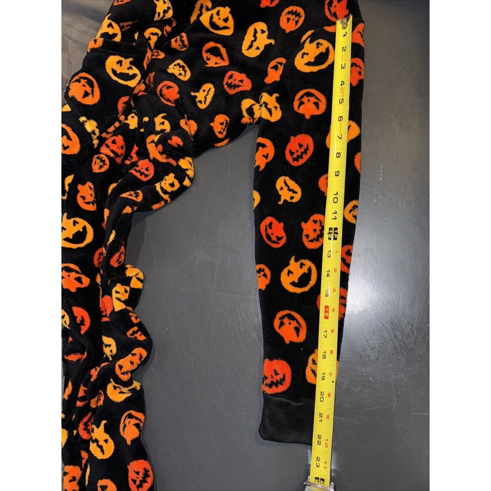 Other Pillow Talk Footed Pajama Halloween Laughing Pumpkins Black Size M / US 6-8 / IT 42-44 - 15 Thumbnail