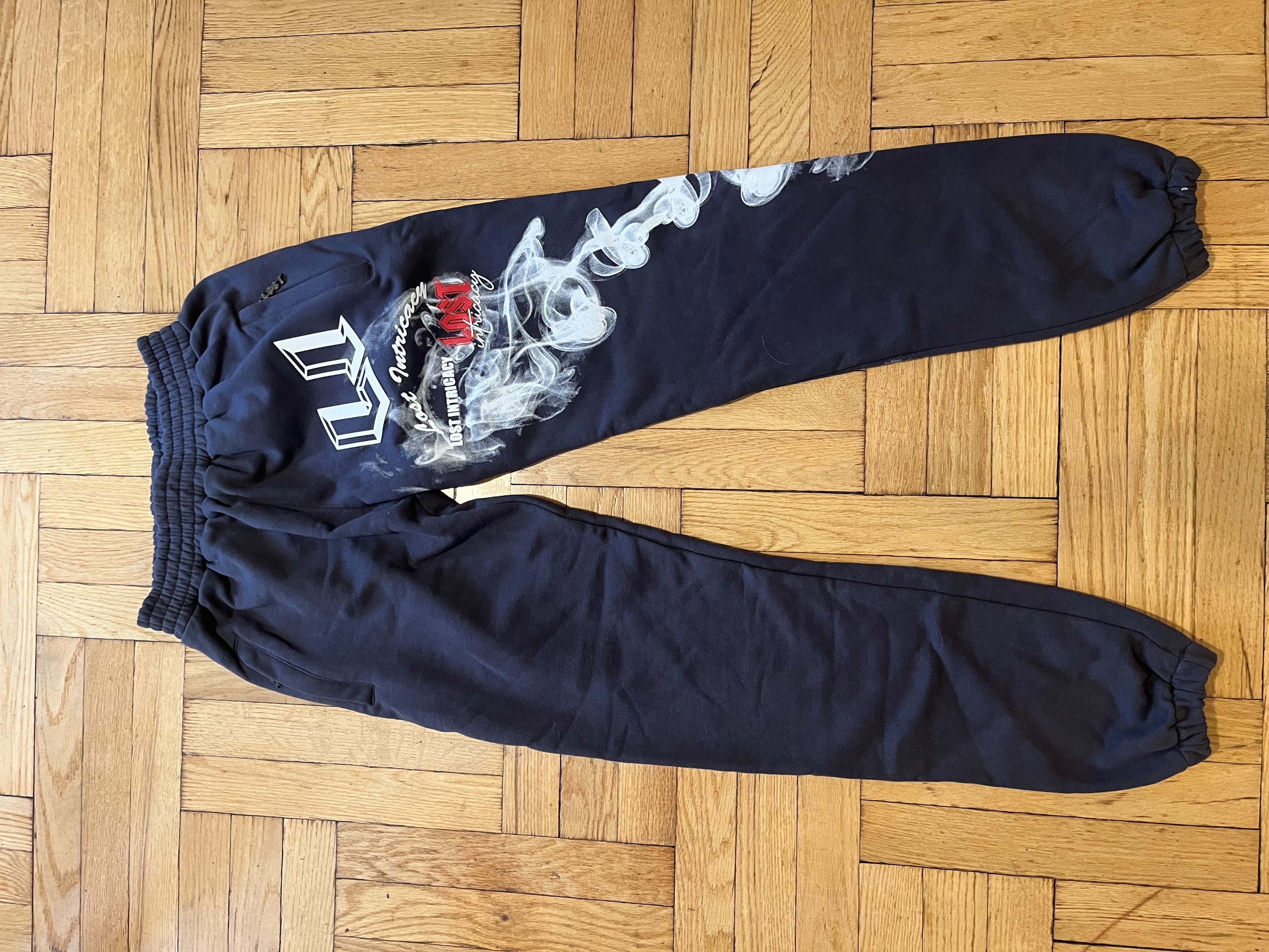 LOST INTRICACY Lost Intricacy Smoke Sweatpants Size US 32 / EU 48 - 4 Thumbnail