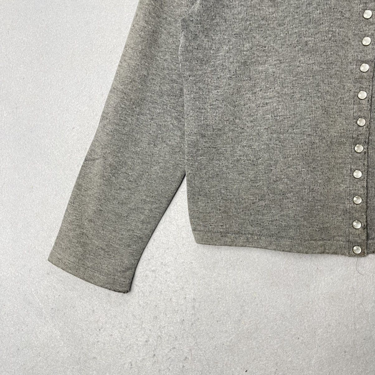 agnes b. Agnès b. Snap Button Cropped Cardigan Jacket Size S / US 4 / IT 40 - 5 Thumbnail