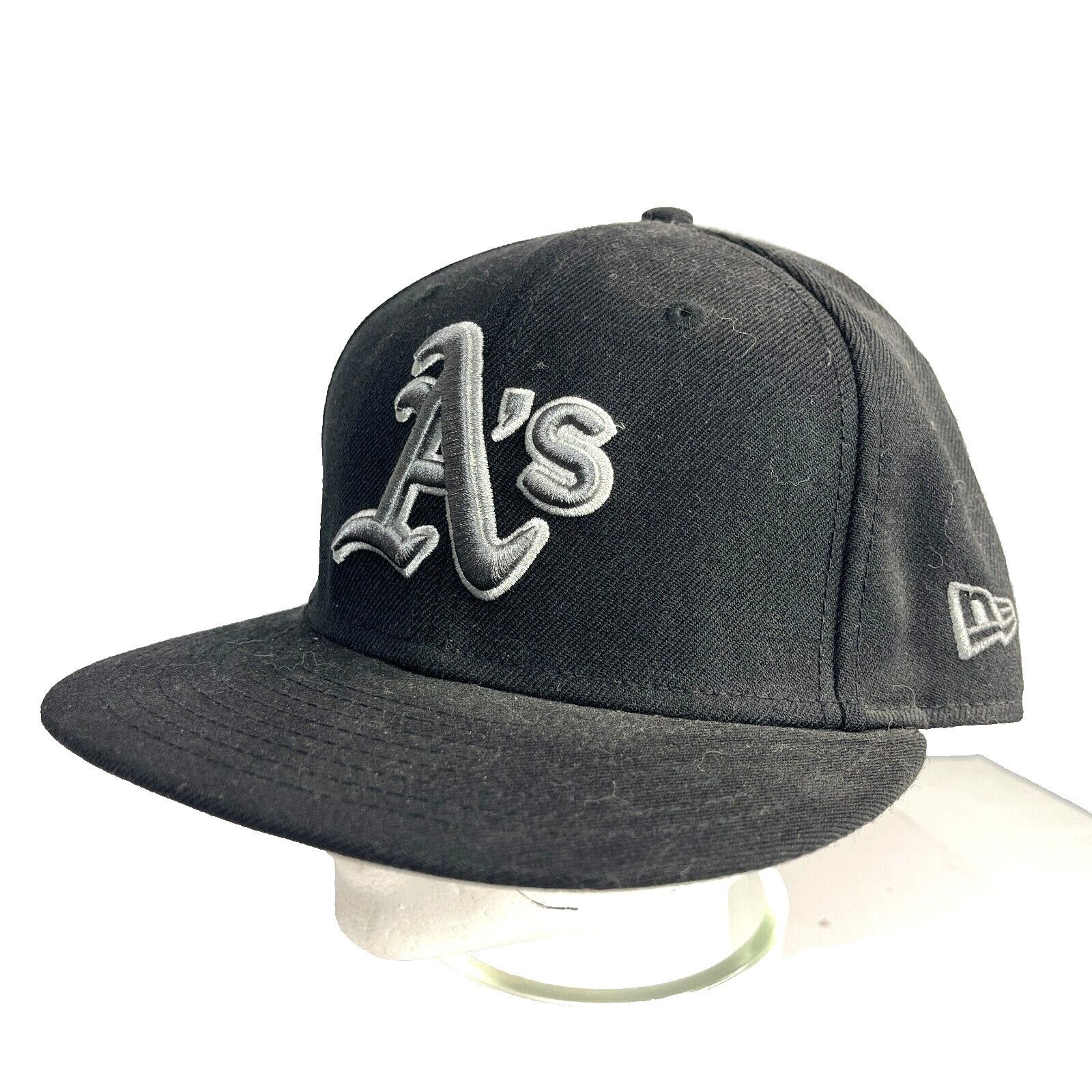 New Era Oakland A's Athletics New Era 7.5 MLB Fitted Baseball Cap In Size 46 - 2 Thumbnail
