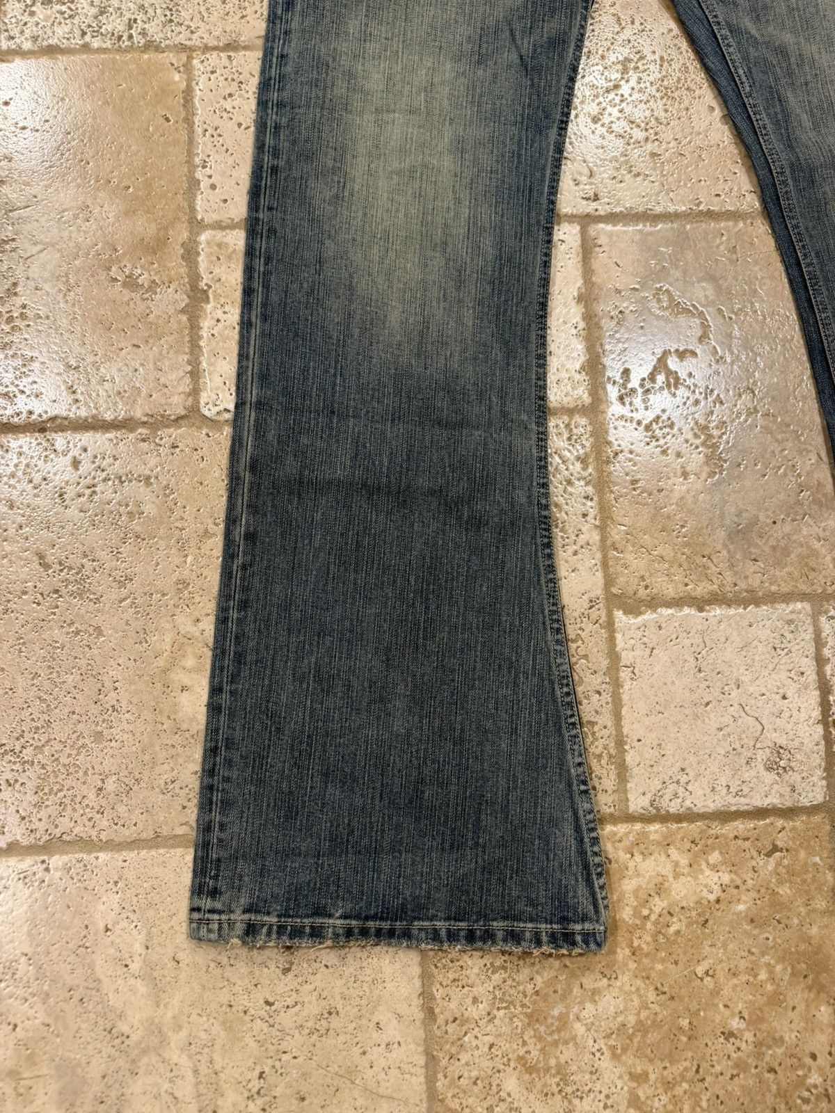 Balenciaga Balenciaga Demna Bootcut Flared 2023 Stone Wash Denim Jeans Size US 34 / EU 50 - 3 Thumbnail