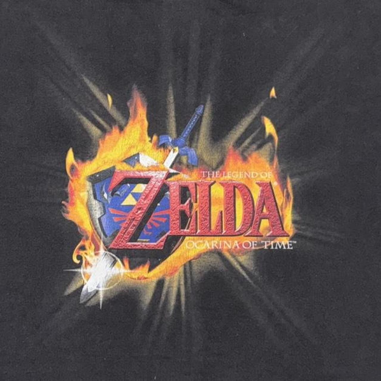 Nintendo Vintage N64 The Legend of Zelda Ocarina of Time Gaming Tee Size US XL / EU 56 / 4 - 3 Thumbnail