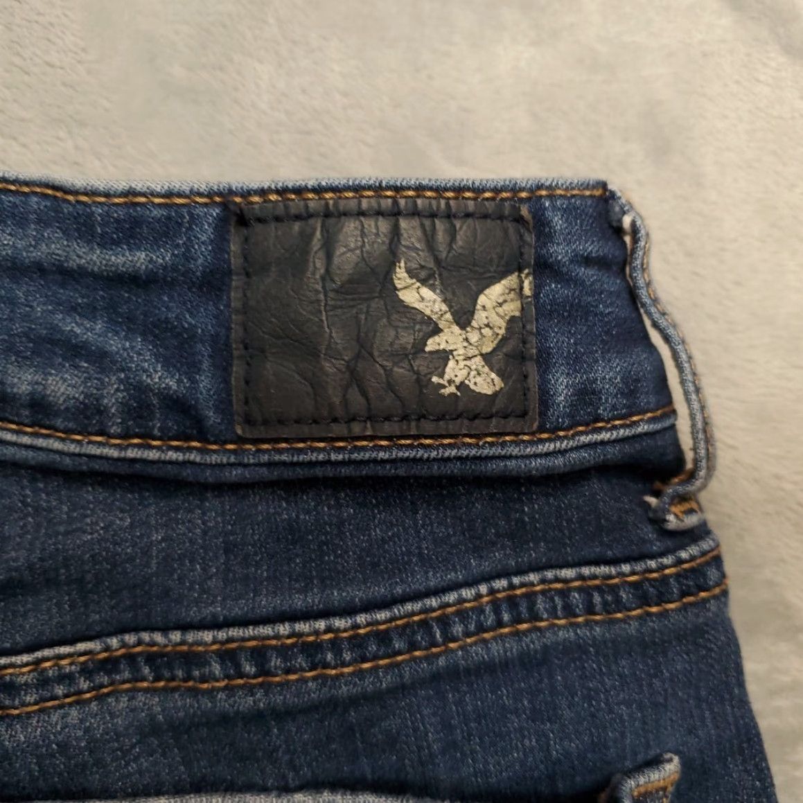American Eagle Outfitters American Eagle Shorts Womens 2 Denim Micro Mini Shortie Super Stretch Cutoff Size 26" / US 2 / IT 38 - 6 Thumbnail
