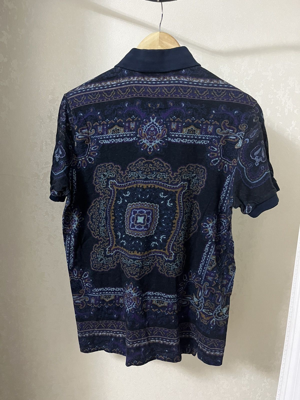 Etro Etro Paisley Print Vintage Polo Shirt Size US L / EU 52-54 / 3 - 3 Thumbnail