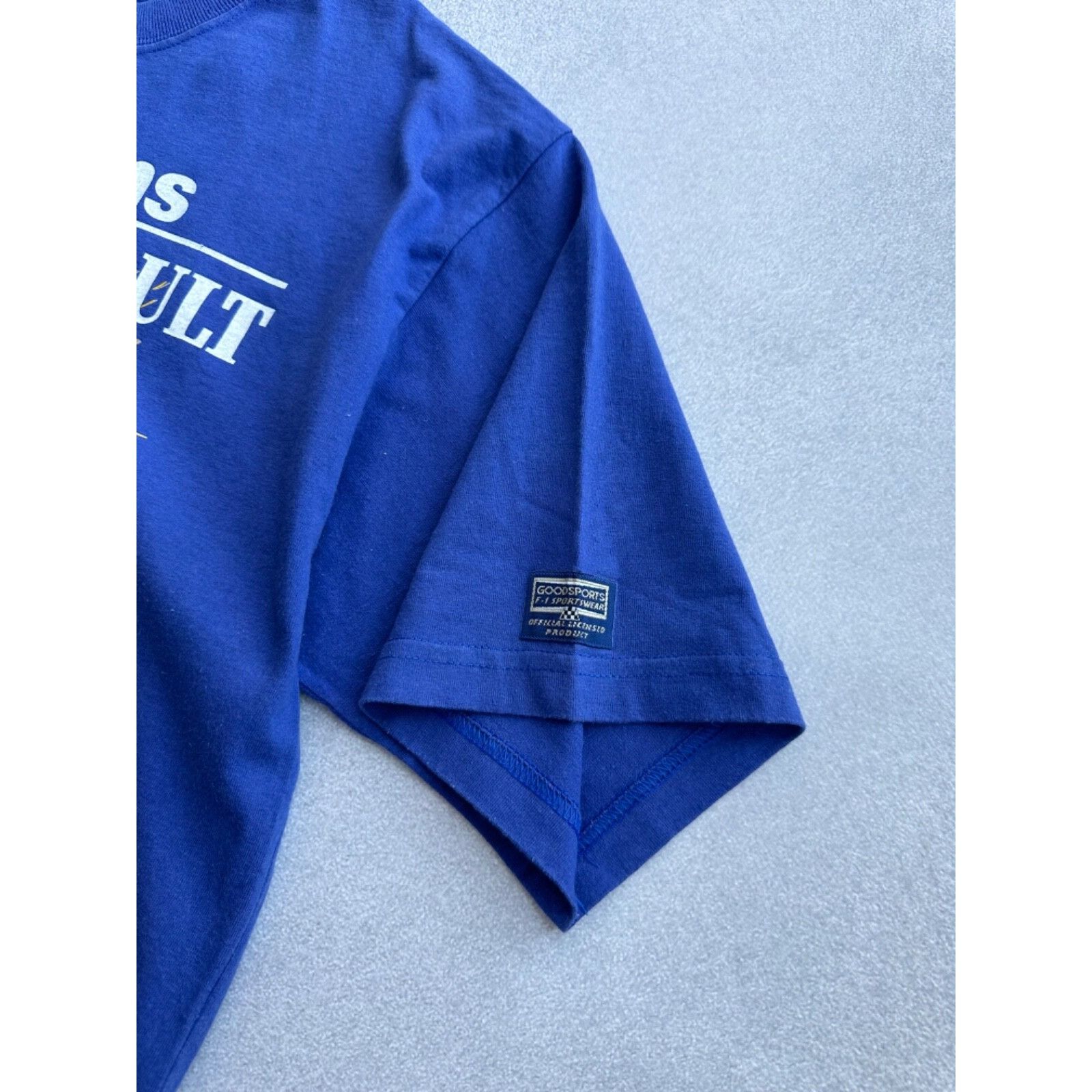Vintage Vintage Rothmans Williams Renault F1 Racing T-shirt 90s Sz L Size US L / EU 52-54 / 3 - 6 Thumbnail