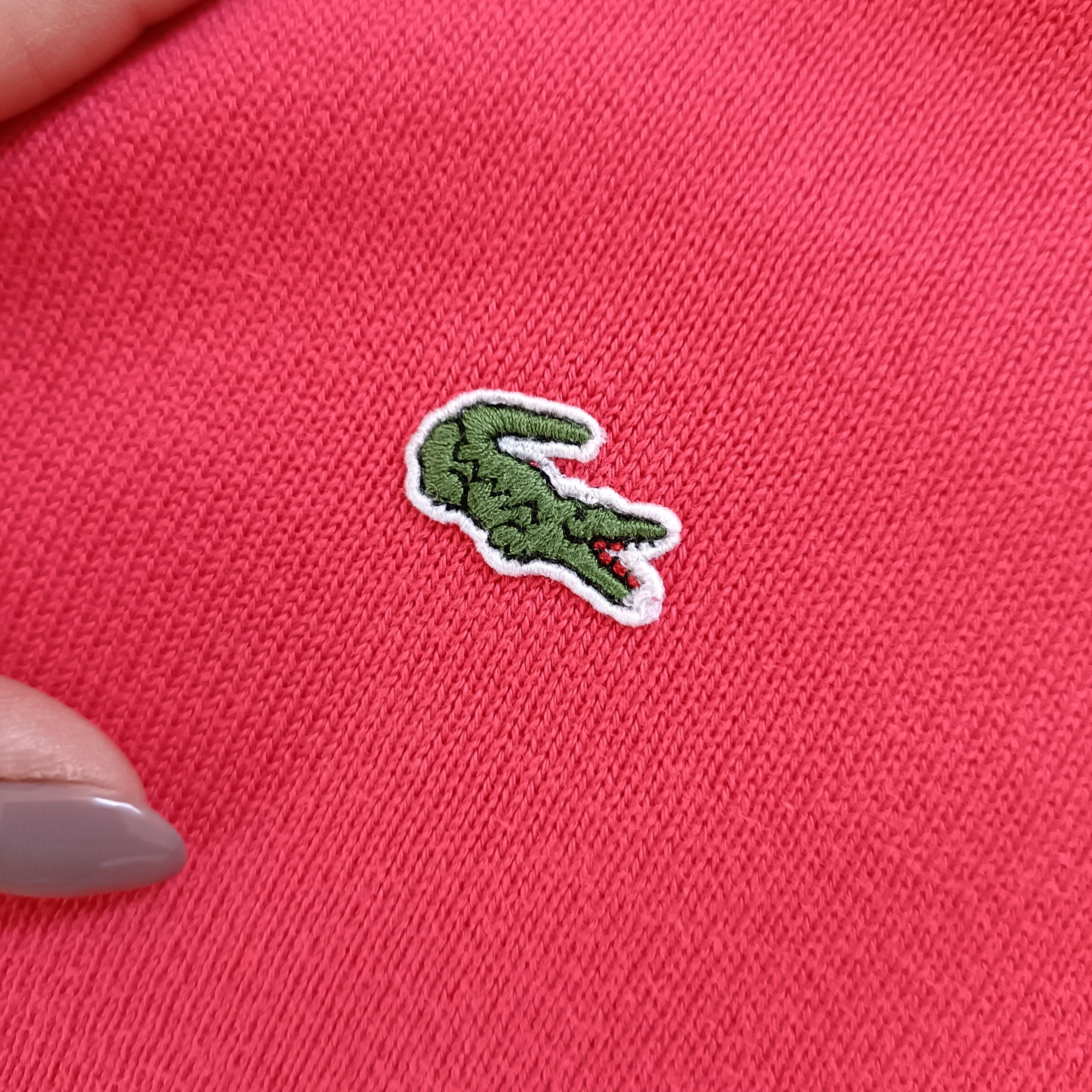 Lacoste Men's Pink Cotton V-Neck Sweater Pullover ! Size US XXL / EU 58 / 5 - 4 Thumbnail