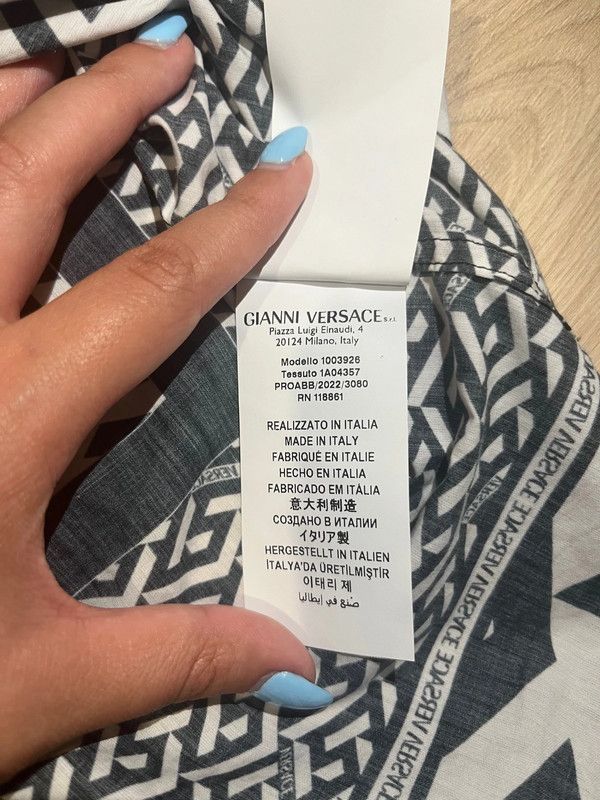Versace Versace shirt Black and White Size US XL / EU 56 / 4 - 5 Thumbnail