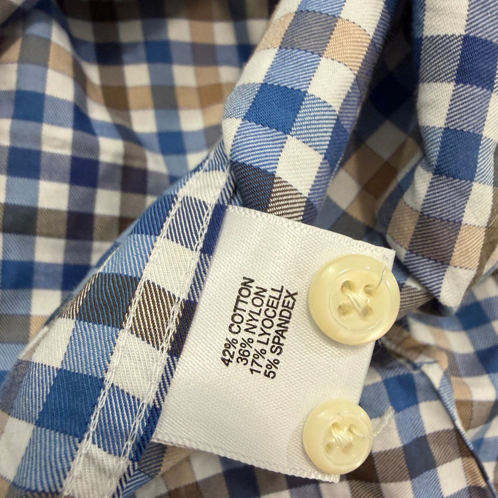 Peter Millar Peter Millar Carlow Crown Lite Button Down Shirt XL Blue Size US XL / EU 56 / 4 - 5 Thumbnail