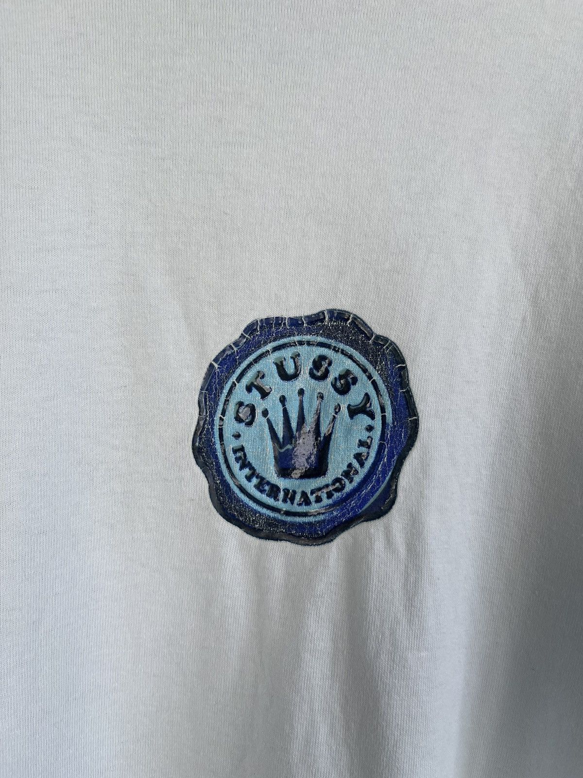 Stussy Vintage Stussy International Babyblue Long Sleeve Size US M / EU 48-50 / 2 - 4 Thumbnail