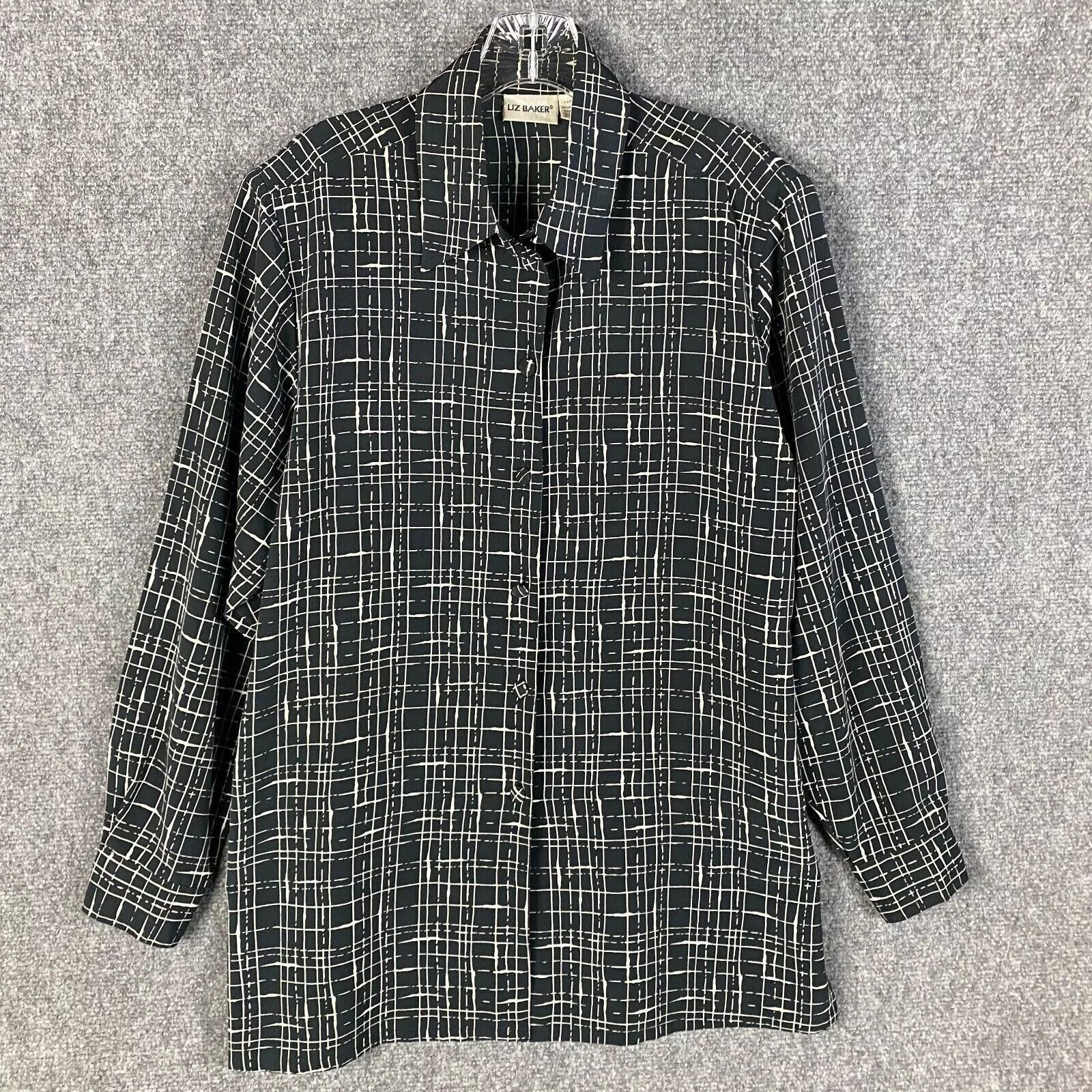 Other Liz Baker Button Up Top Women's Large Long Sleeve L Size L / US 10 / IT 46 - 1 Thumbnail