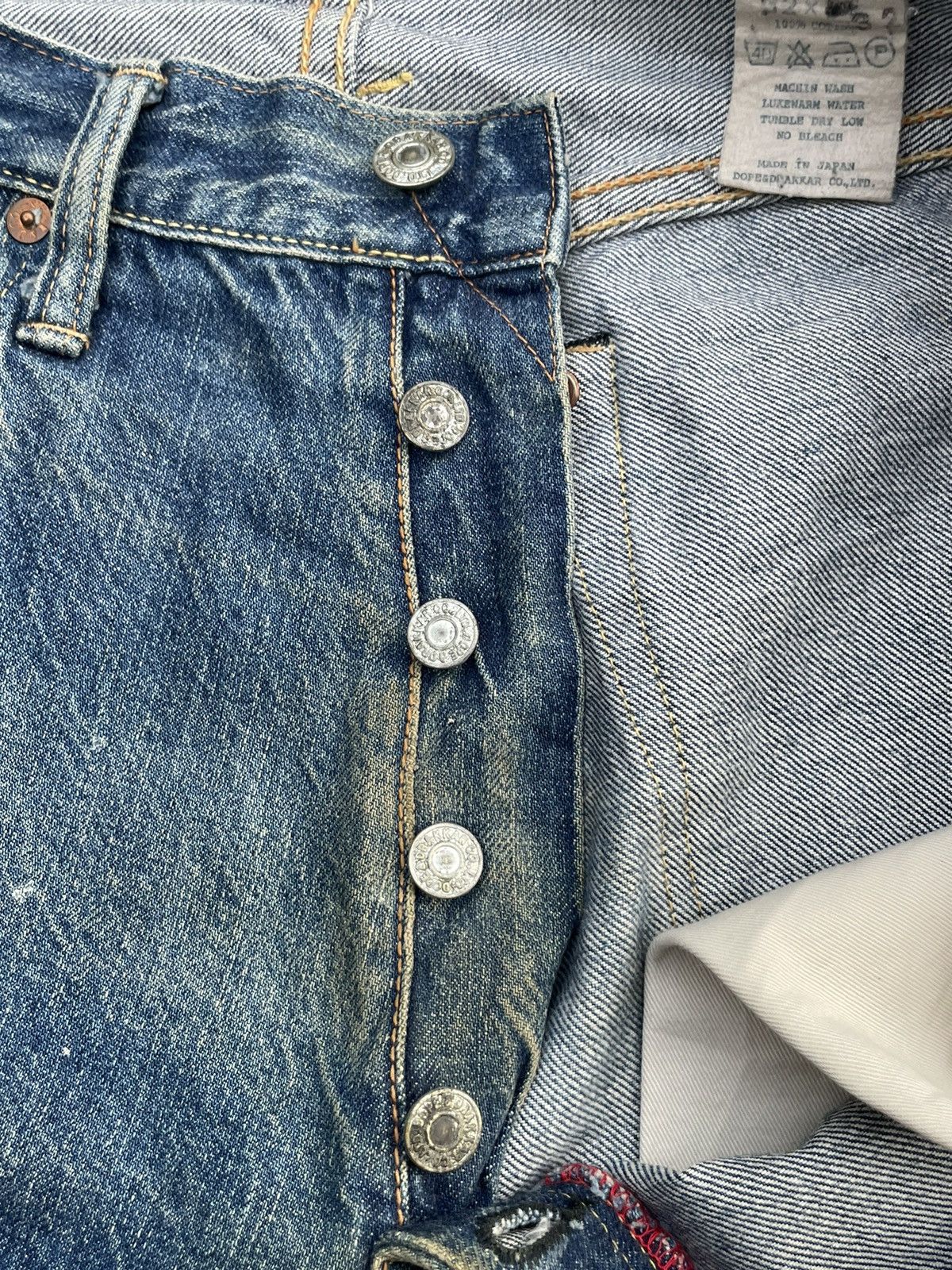Japanese Brand Vintage Selvedge DopeDrakker Denim Size US 32 / EU 48 - 23 Thumbnail