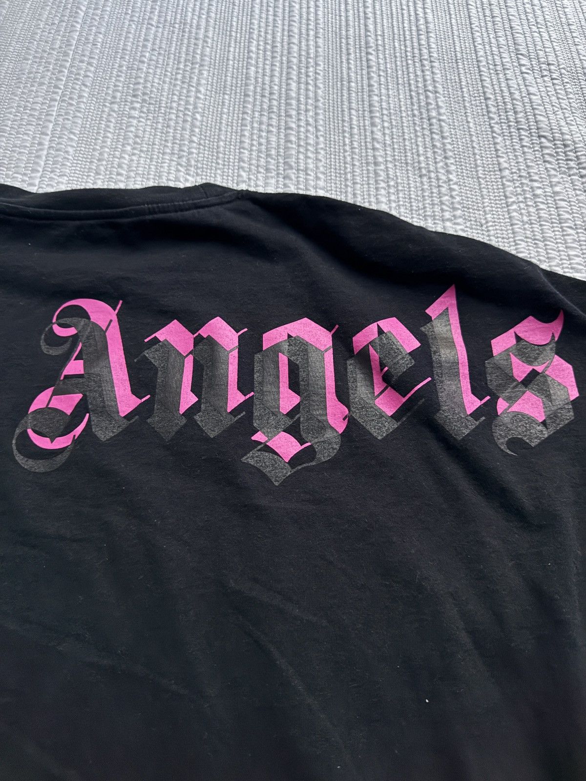 Palm Angels Palm Angels Doubled Logo Over T Shirt Size US L / EU 52-54 / 3 - 5 Thumbnail