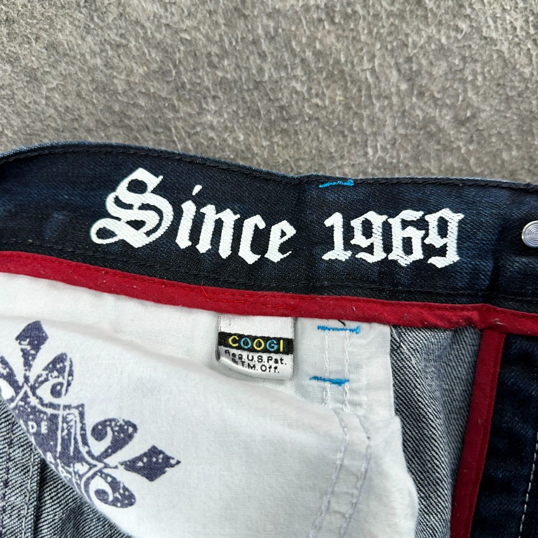Coogi VINTAGE COOGI Jeans Mens 42x31 Blue Regular Fit Dark Wash Cotton Baggy Loose Skater Y2K Size US 42 / EU 58 - 5 Thumbnail