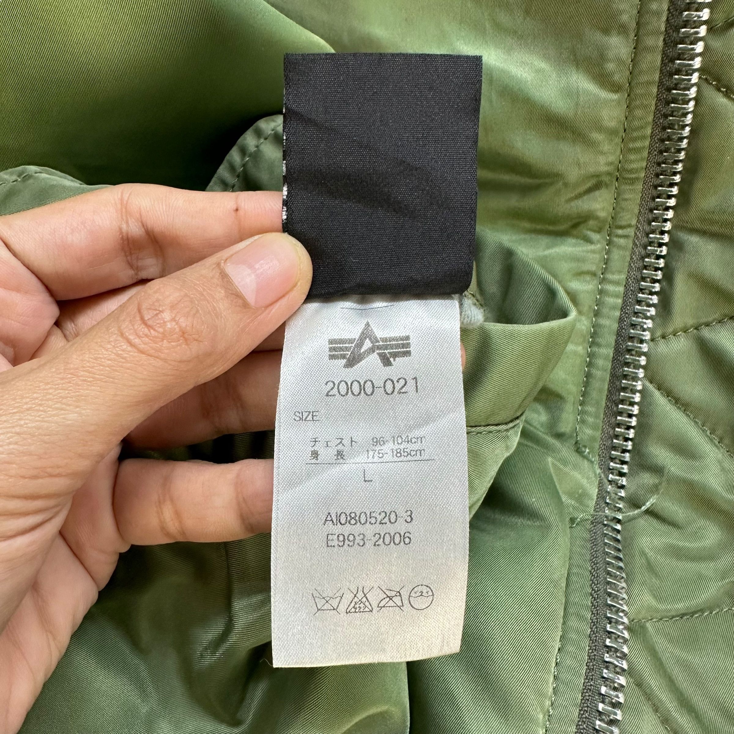 Alpha Industries ALPHA INDUSTRIES Reversible Bomber Jacket #A59-1367 Size US L / EU 52-54 / 3 - 12 Thumbnail