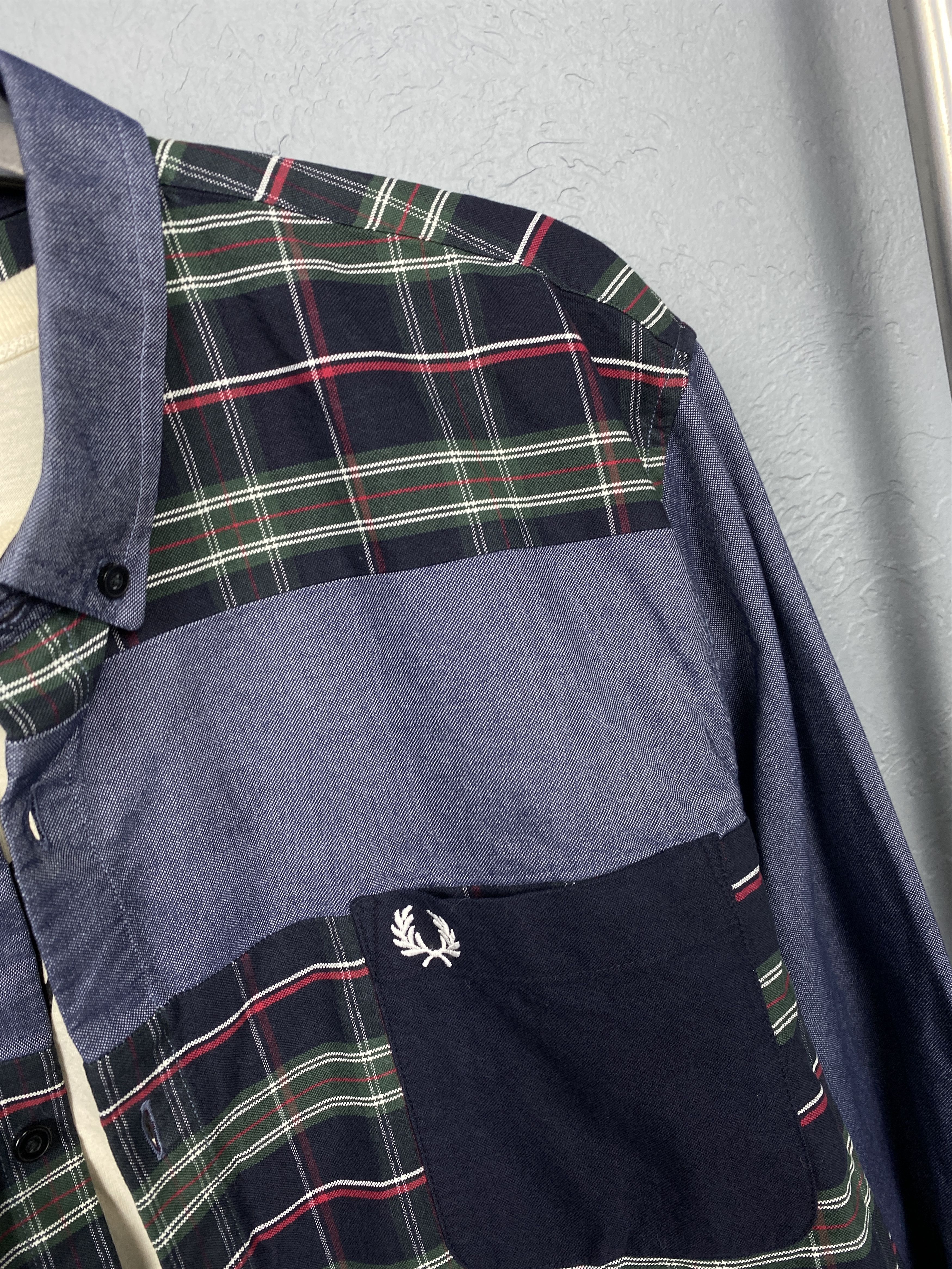 Fred Perry Fred Perry Vintage Mens Long Sleeve Shirt Size US XXL / EU 58 / 5 - 3 Thumbnail
