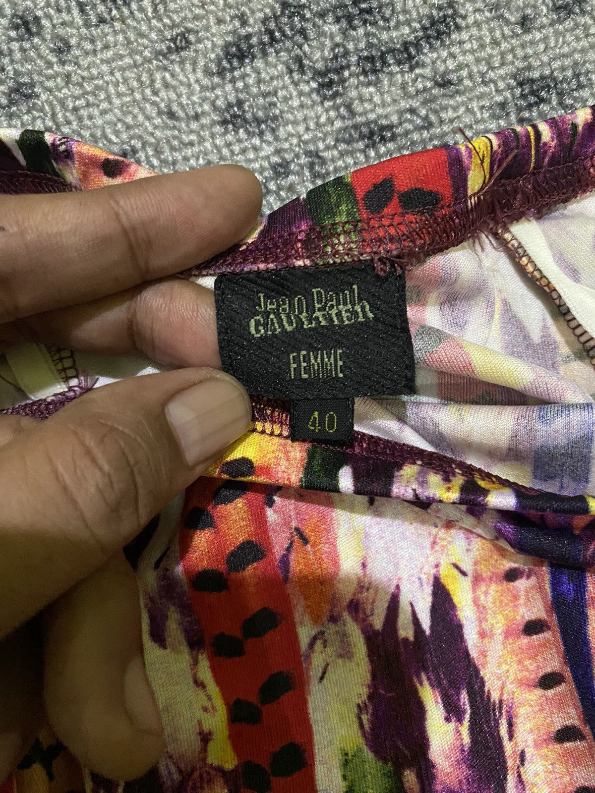 Japanese Brand × Jean Paul Gaultier × Vintage Vintage Jean Paul Gaultier Maxi Skirt Size 26" / US 2 / IT 38 - 3 Thumbnail