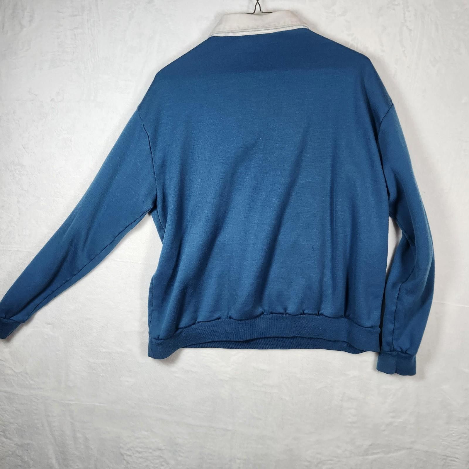 Trader Bay Vintage Trader Bay Collared Sweatshirt Blue Size XL Size US XL / EU 56 / 4 - 8 Thumbnail