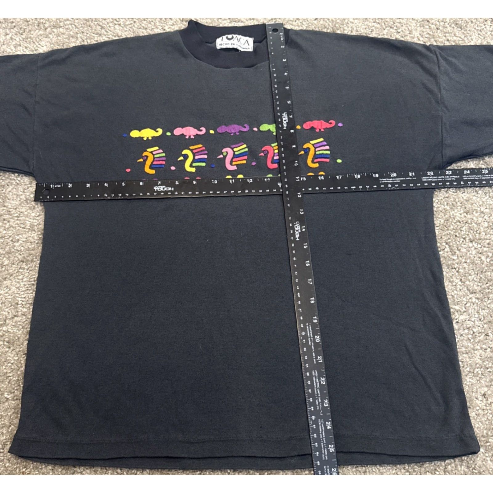 Vintage VINTAGE 90s Tuaca Lizard Parrot Bird Snake Tropical Nature Faded Black T-Shirt Large Unisex Adults L Mens Size US L / EU 52-54 / 3 - 5 Thumbnail