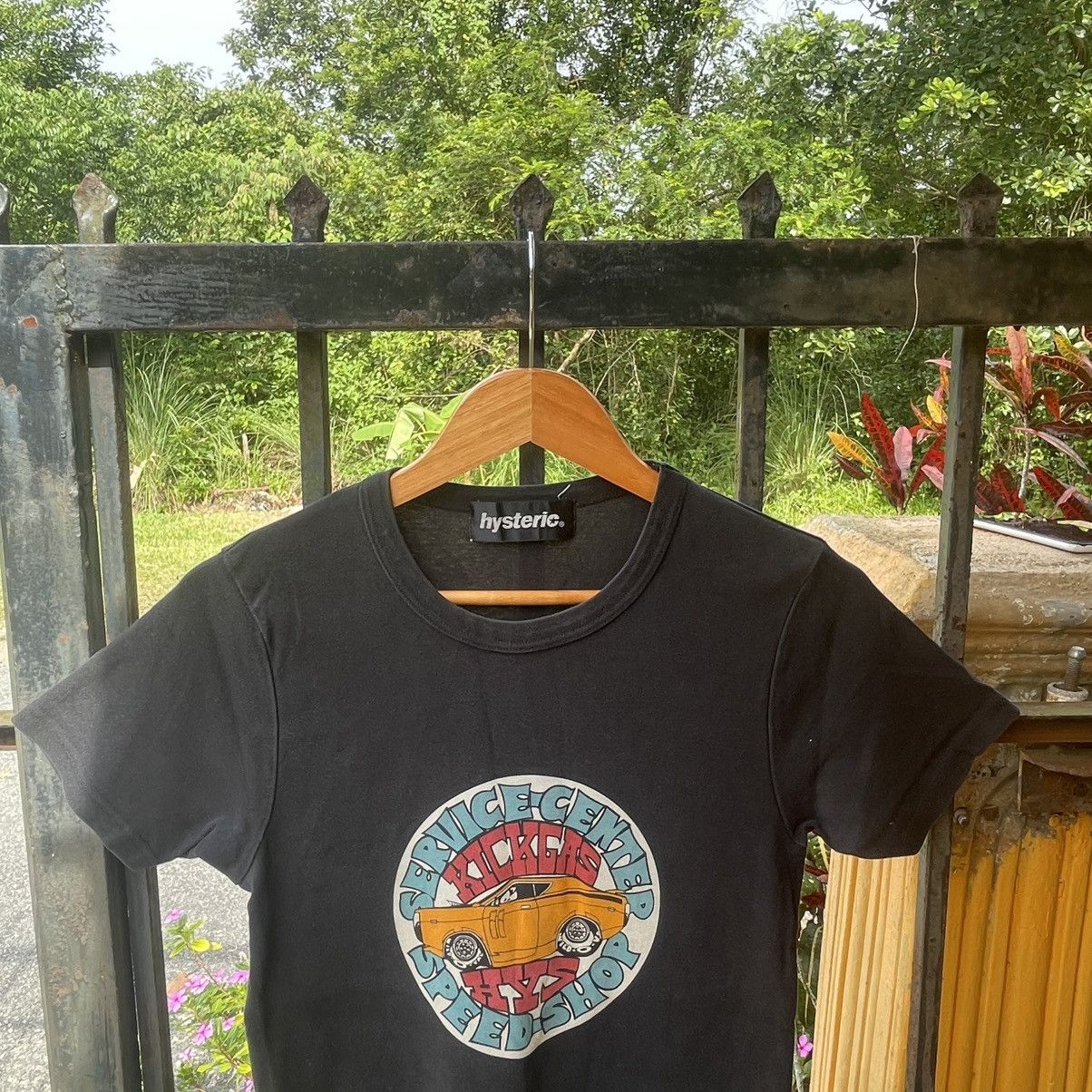 Hysteric Glamour 🔥🇯🇵Hysteric Glamour Speed Shop Service Center Graphic Tee Size US XS / EU 42 / 0 - 3 Thumbnail