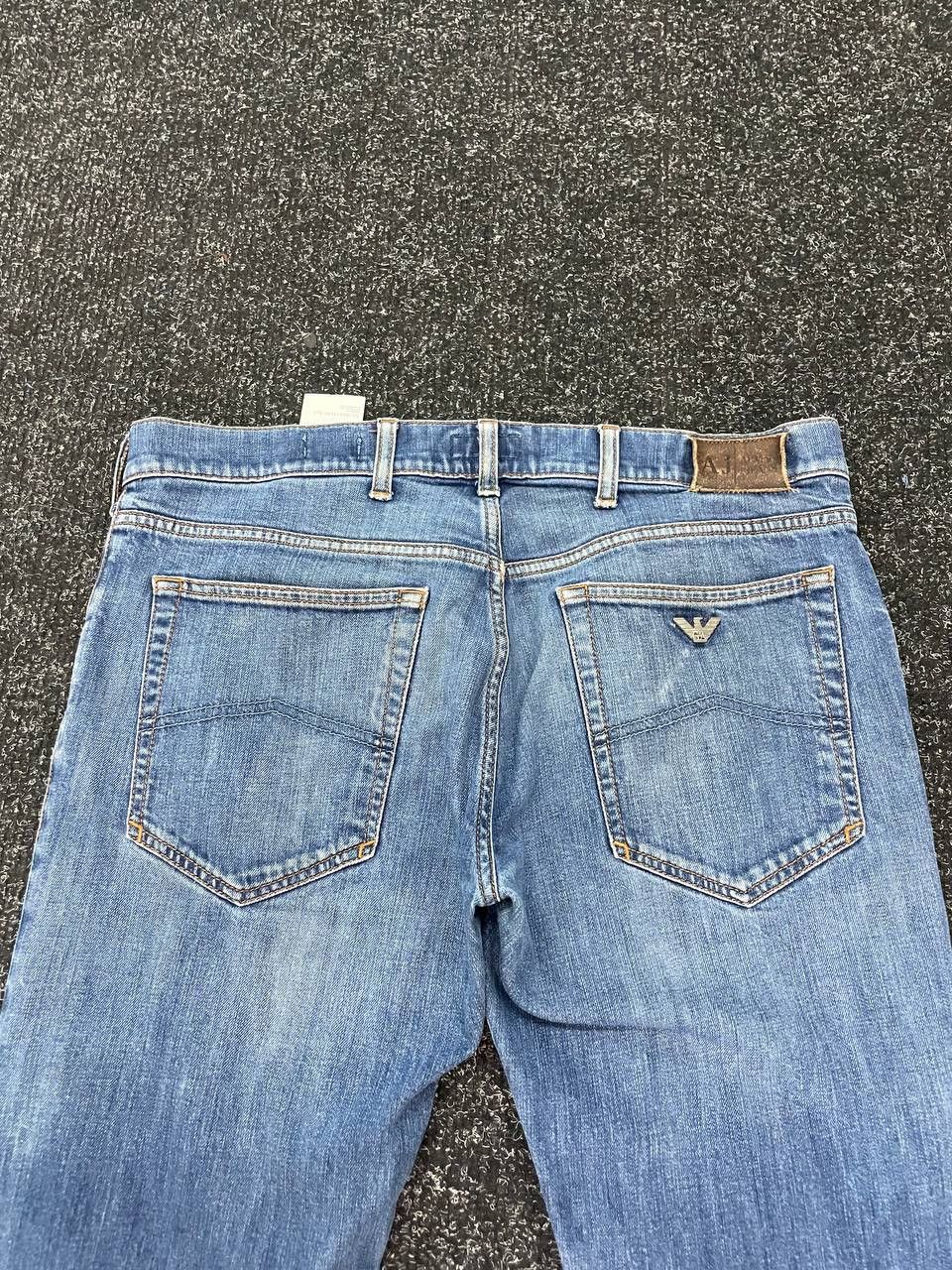 Armani × Hysteric Glamour × If Six Was Nine ARMANI METAL LOGO HYSTERIC GLAMOUR STYLE DISTRESSED JEANS Size US 34 / EU 50 - 3 Thumbnail