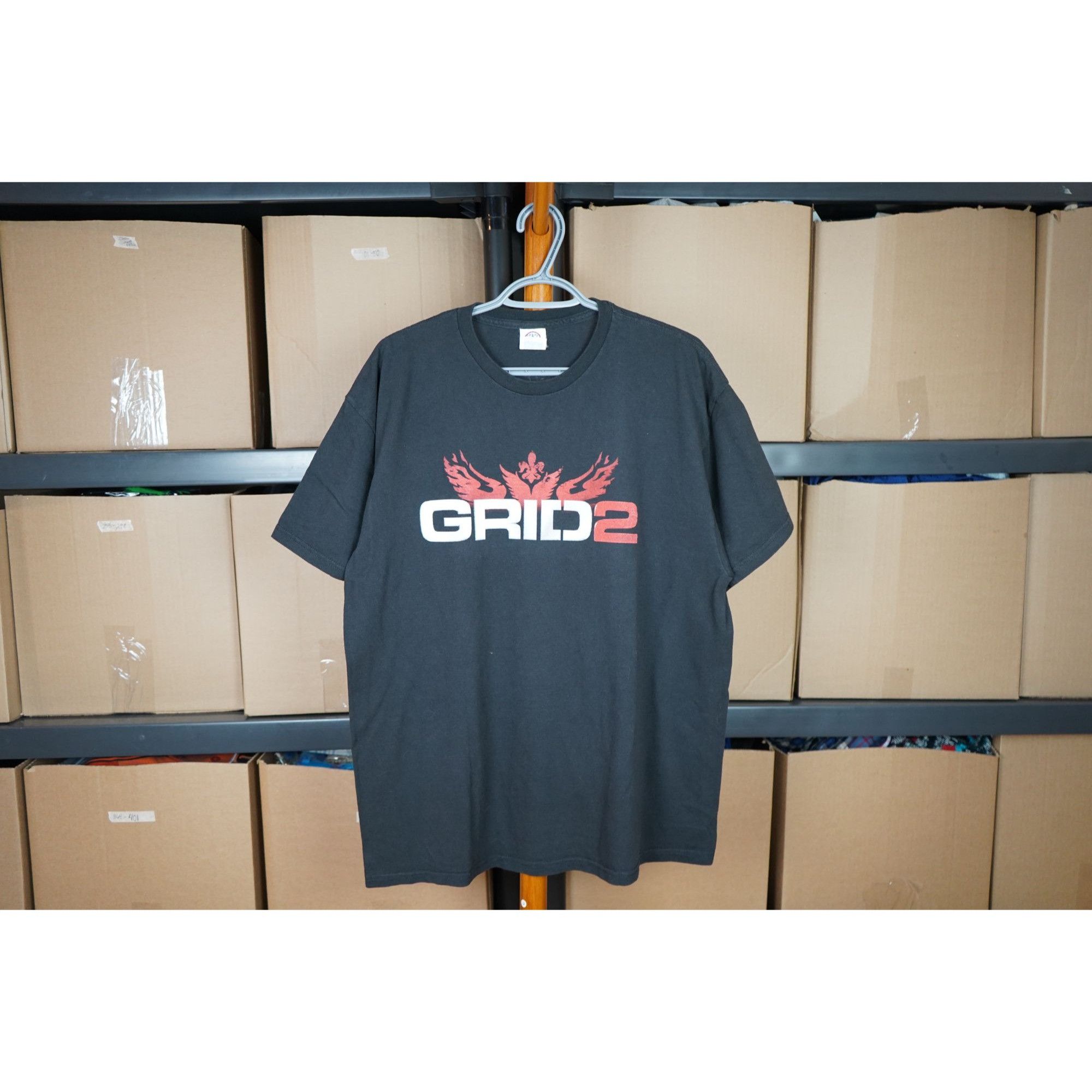 Other Men's L Black Gaming Tshirt Grid 2 Great Material #437 Size US L / EU 52-54 / 3 - 1 Thumbnail