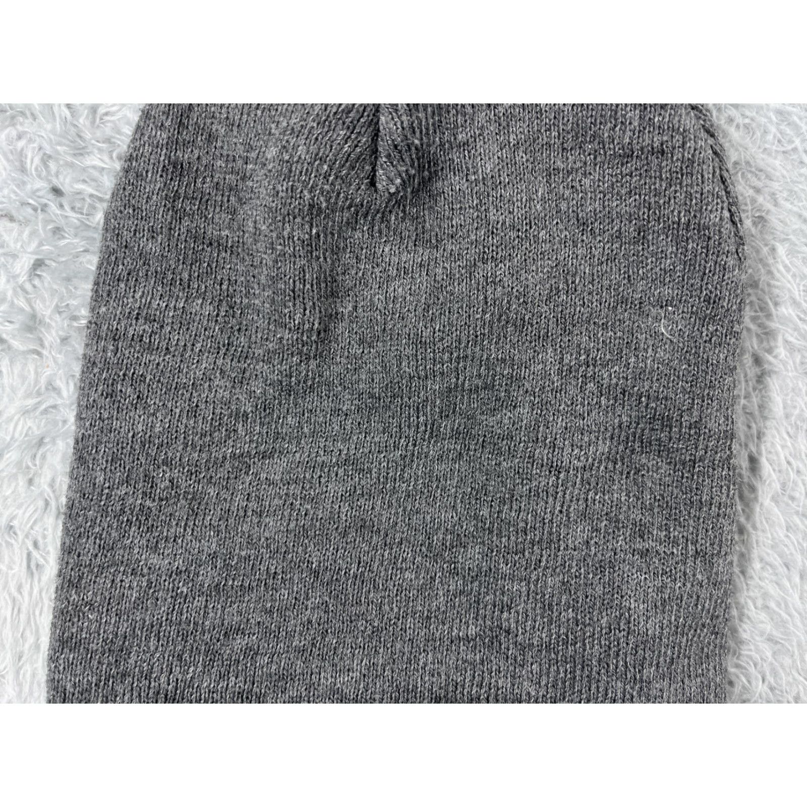 Port & Company Butterfinger Beanie Toque Adult One Size Gray Knit Port & Company Beanie Mens Knit Hat Size ONE SIZE - 3 Thumbnail