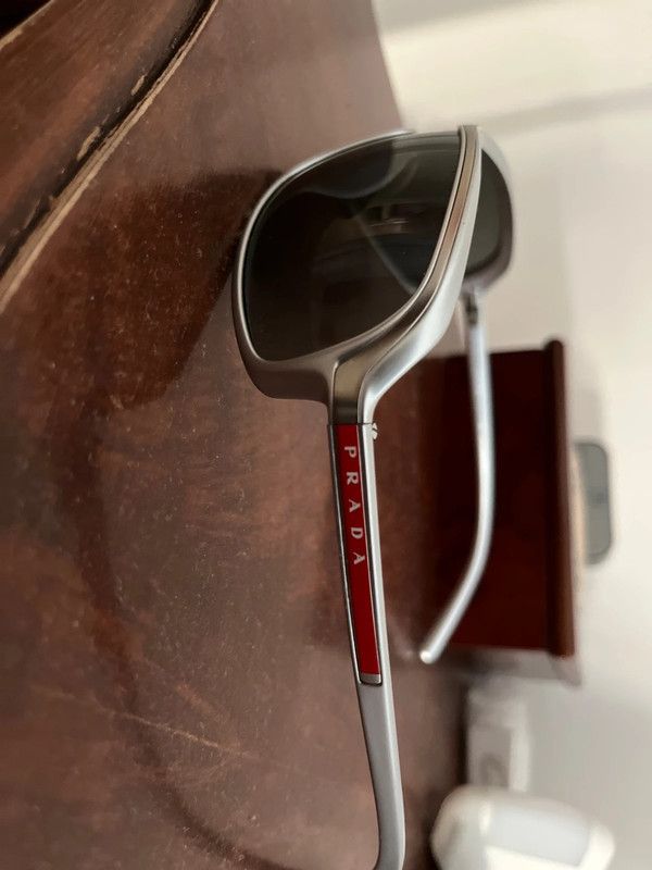 Prada PRADA Sunglasses SPS 6D Sport Red Tab Shield Mask Symbole Size ONE SIZE - 2 Thumbnail