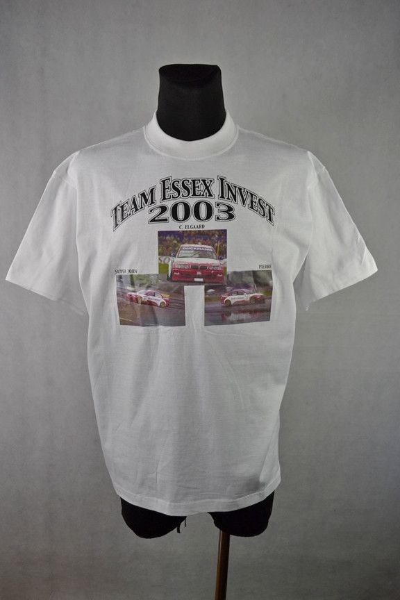 image of Formula Uno x Racing Team Essex Invest 2003 Bmw E46 Dtc Danish Touring Cars Champ in White (Size La