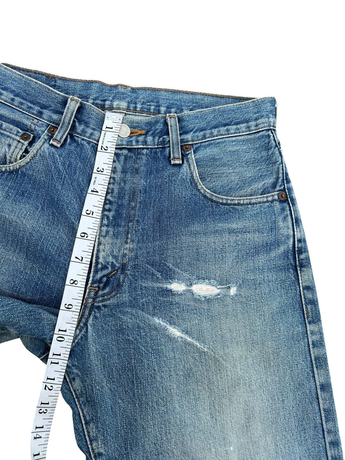 Kapital Vintage Levis Big E Selvedge Thrashed Denim Jeans Size US 29 - 16 Thumbnail