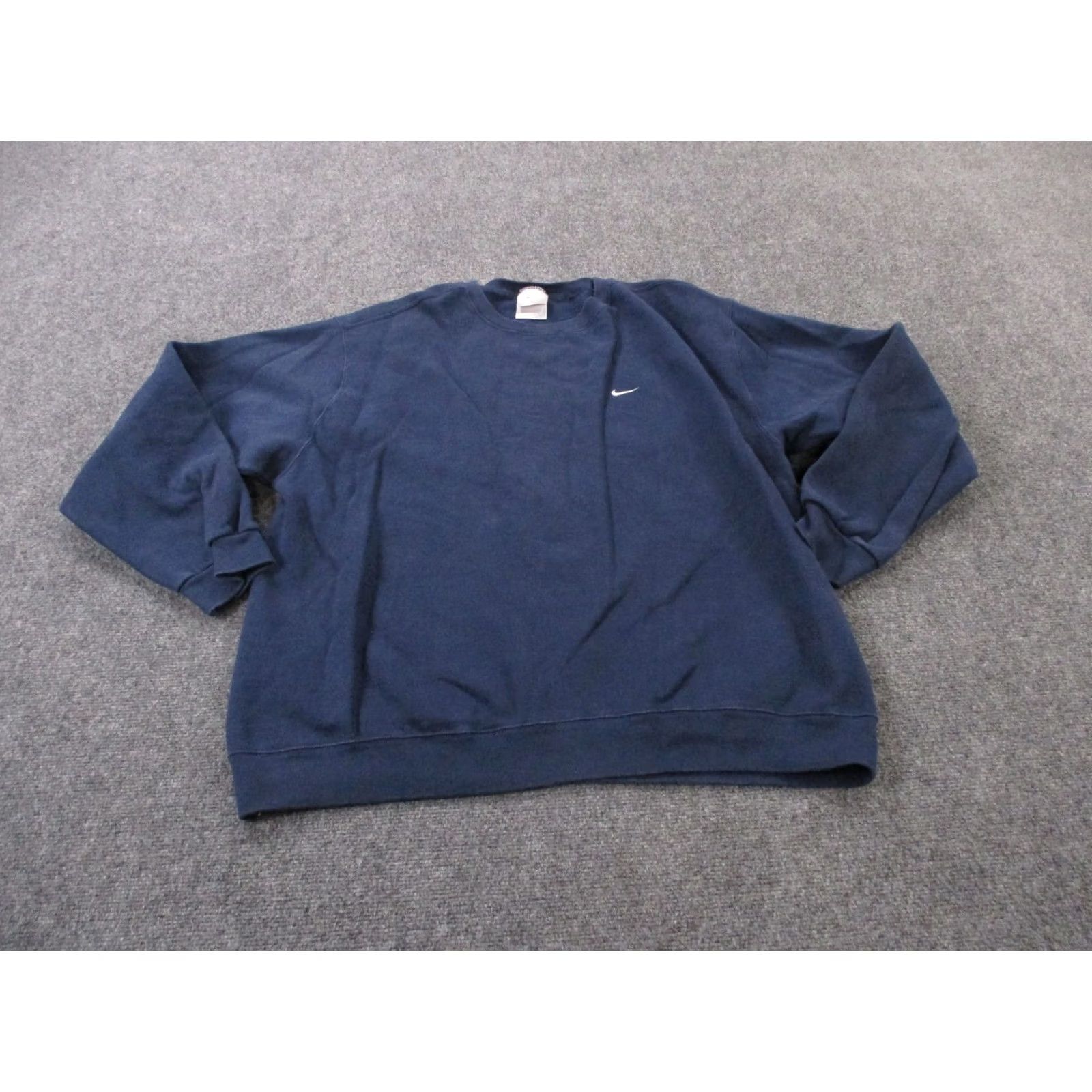 Nike VINTAGE Nike Sweatshirt Mens XL Blue Crew Pullover Logo USA 90s Sweatshirt Mens XL Blue Logo Pullover Sweatshirt Nike 90s USA Made Size US XL / EU 56 / 4 - 2 Thumbnail
