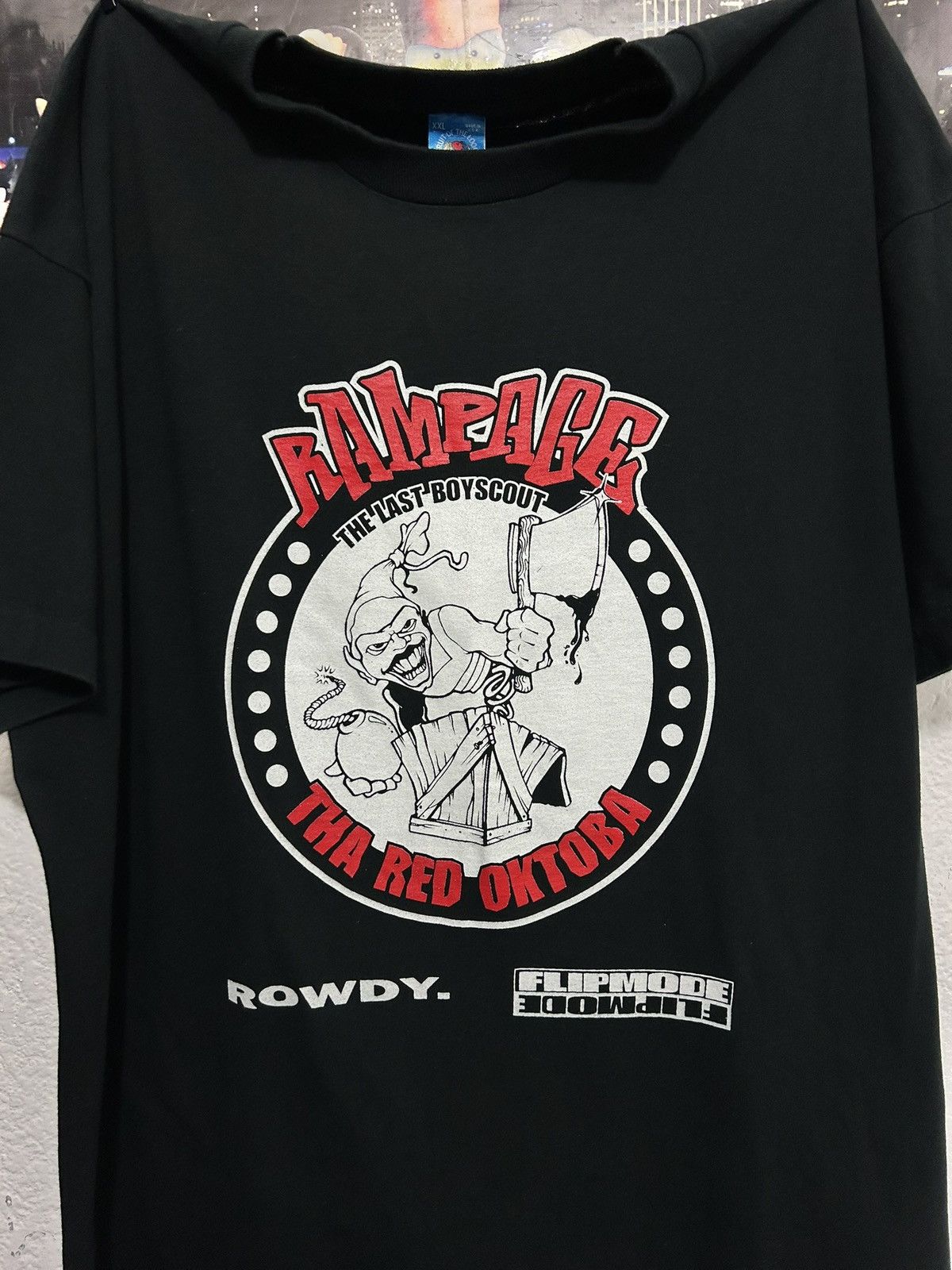 Rap Tees RAMPAGE THE RED OKTOBA VINTAGE RAP TEE RAMPSACK Size US XXL / EU 58 / 5 - 2 Thumbnail