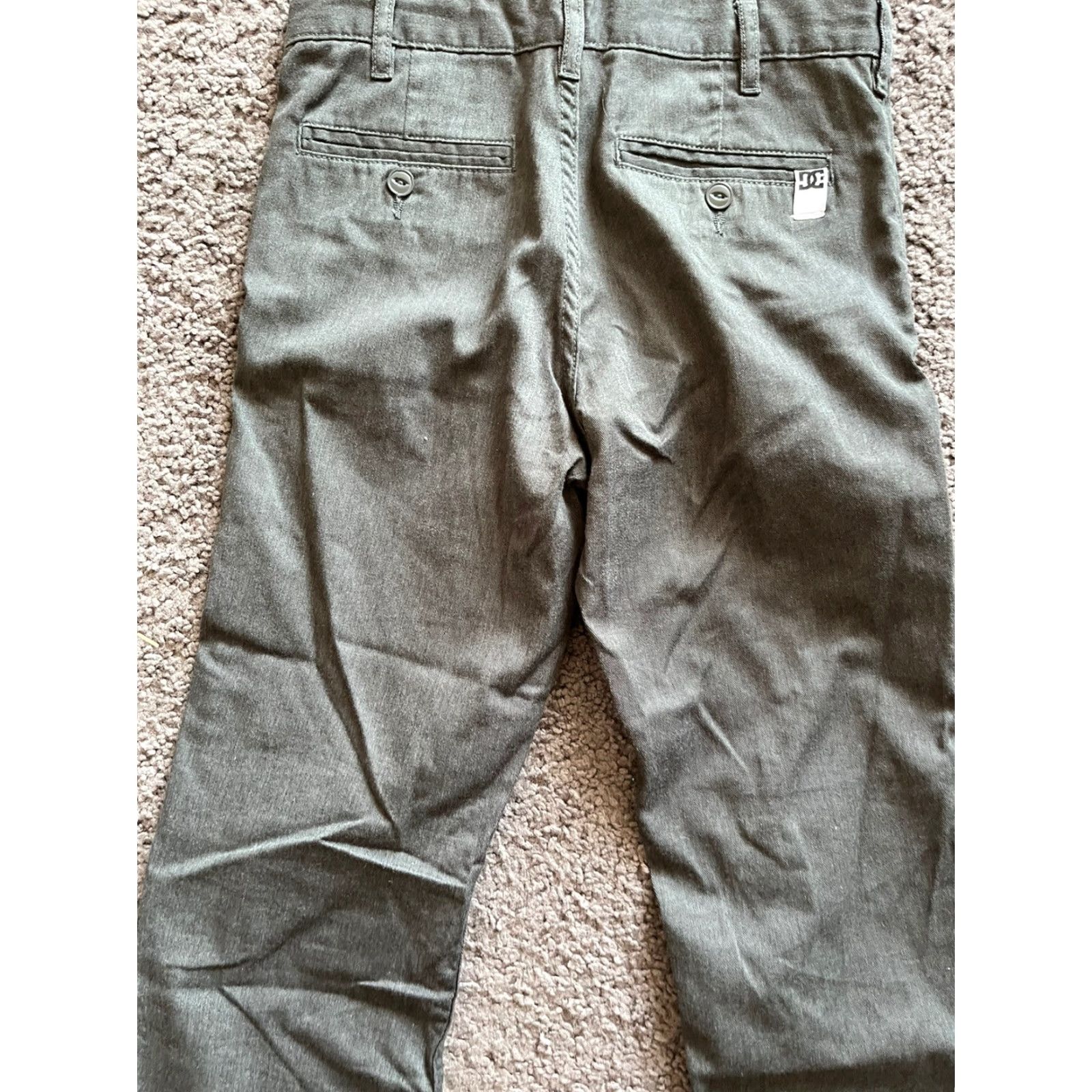 Vintage DC Shoes Women’s Slim Fit Grey Pants Size 26 Regular Chino Size 26" / US 2 / IT 38 - 2 Thumbnail