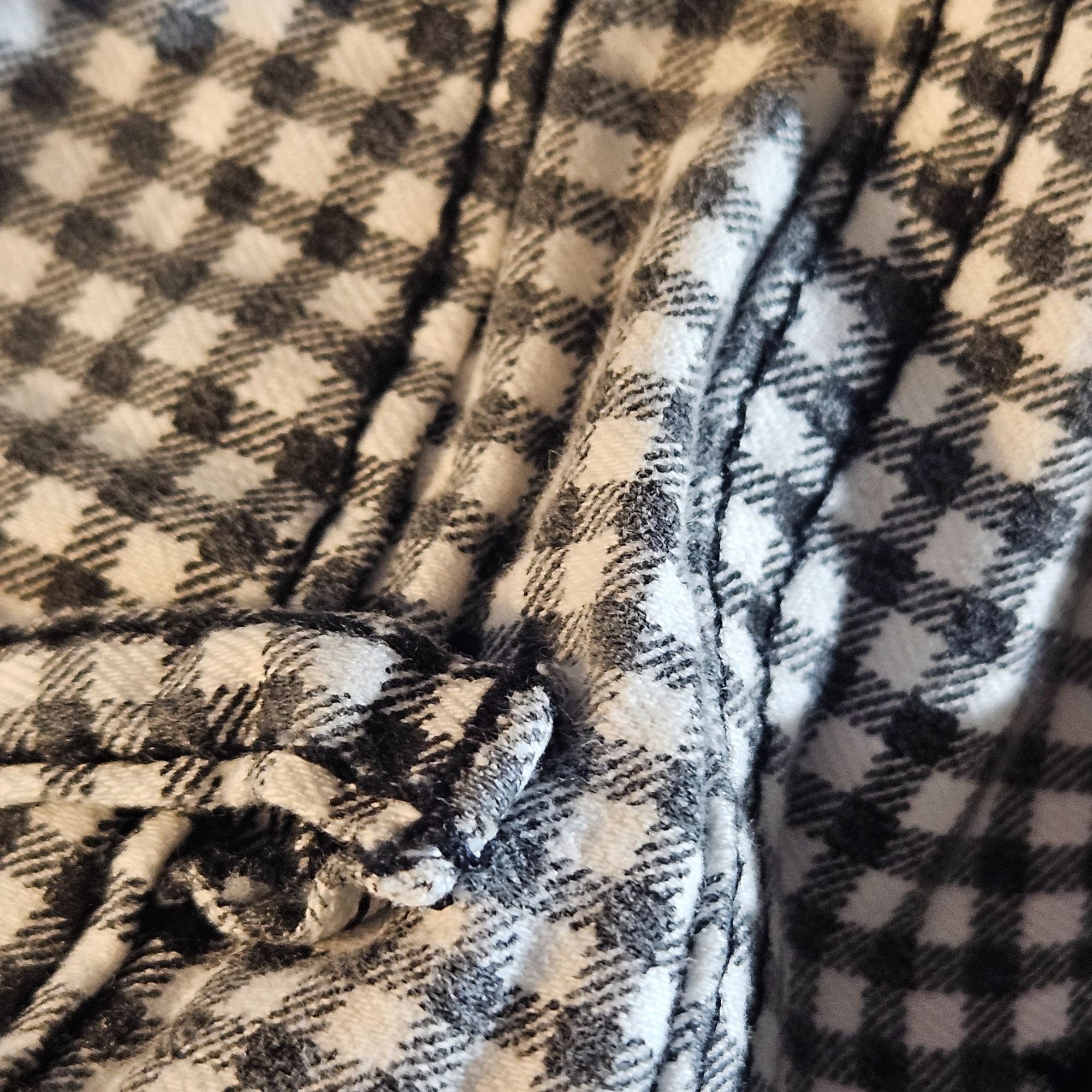 Other Artisan NY Womens Gingham Shorts 16 Black White Preppy Cotta Size 38" / US 16 / IT 52 - 9 Thumbnail