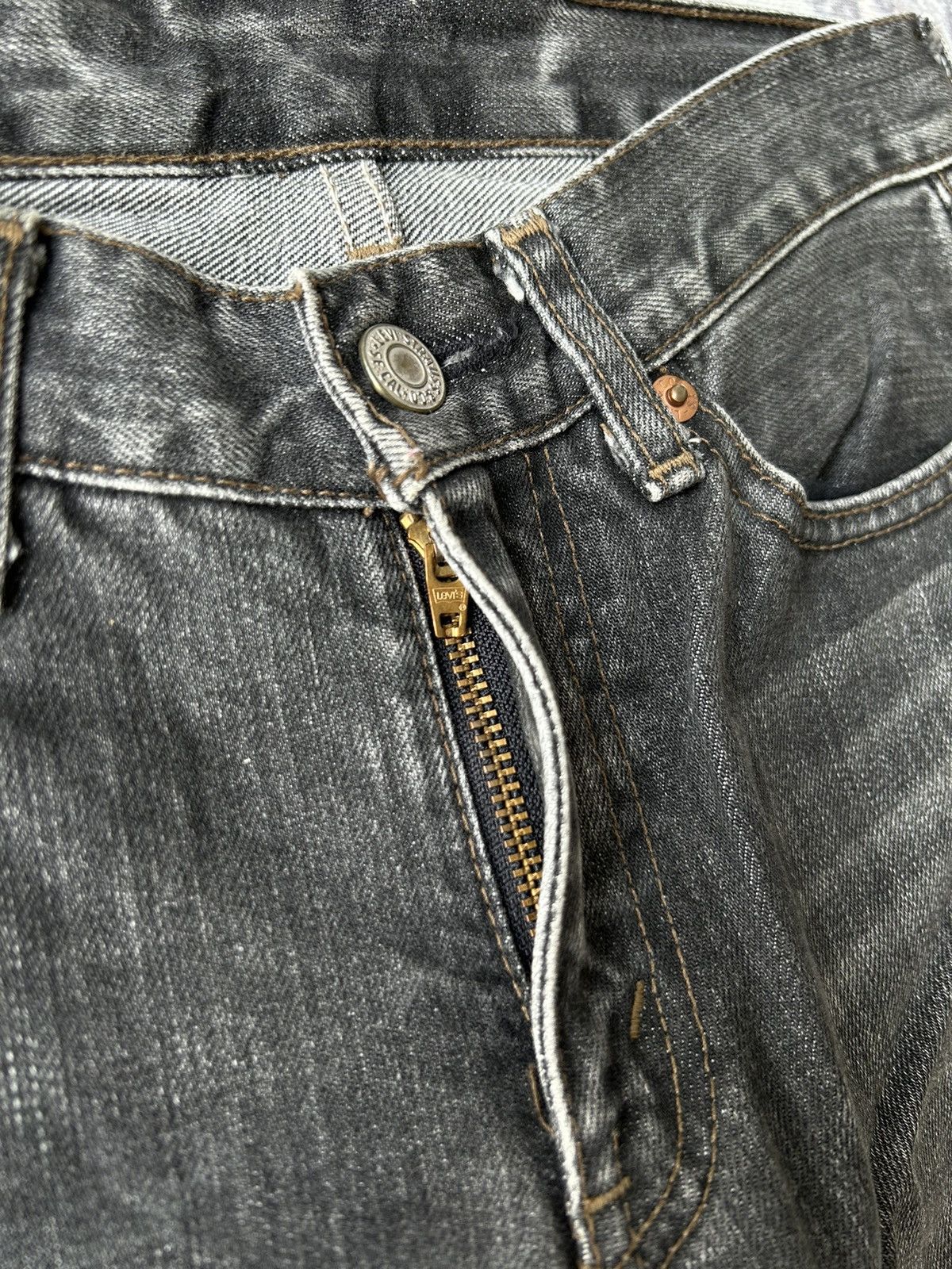 Levi's Y2K Japan Levis Bootcut Black Jeans Size US 27 - 15 Thumbnail