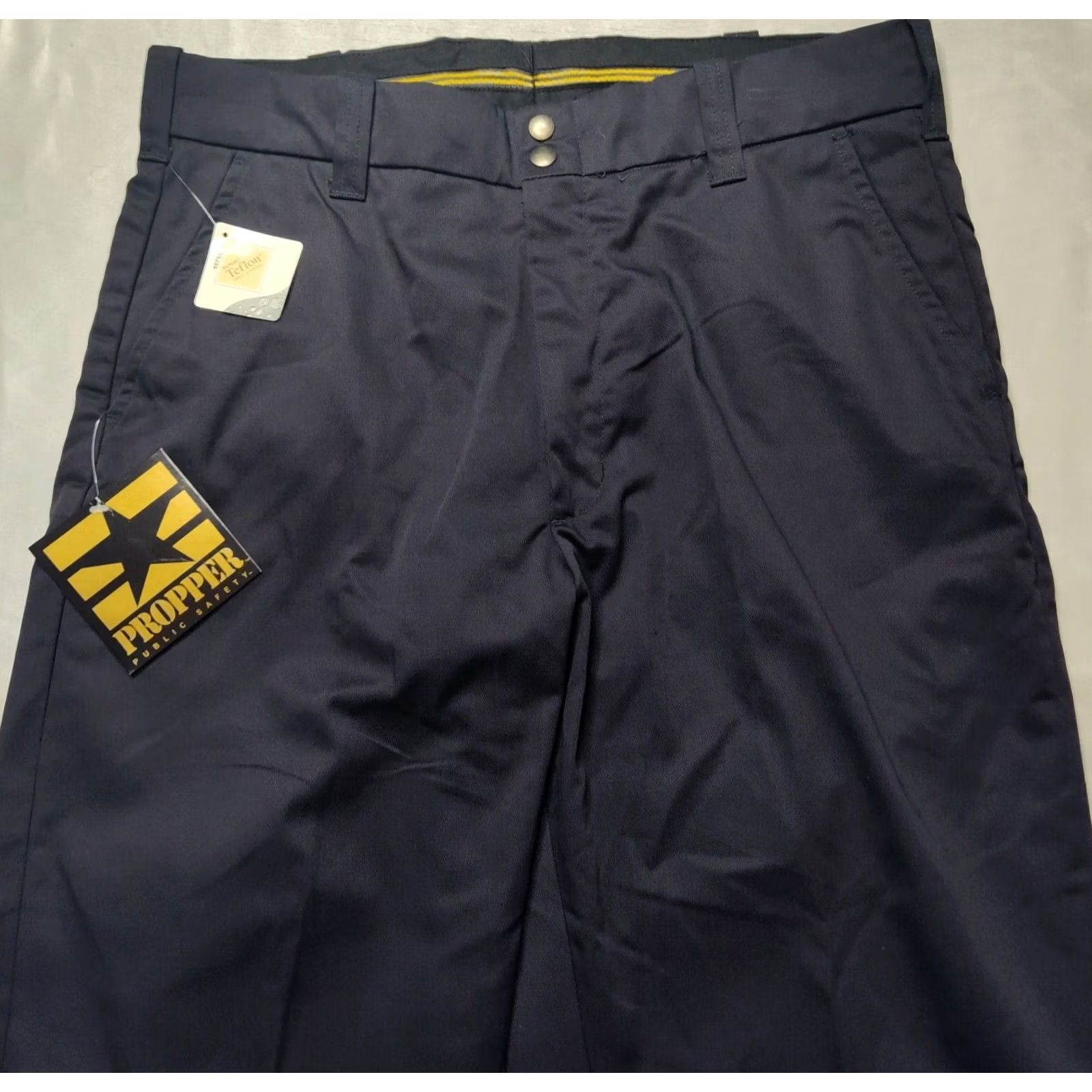 Propper PROPPER Public Safety Men 36X36 Unhemmed Blue Uniform Chino Pants NEW Size US 36 / EU 52 - 3 Thumbnail
