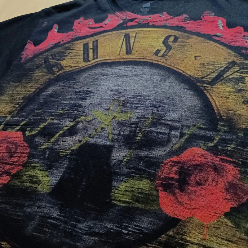 Guns N' Roses Vintage Y2K Guns N´ Roses Black Tshirt Band Tee Mens M 2008 Size US M / EU 48-50 / 2 - 6 Thumbnail