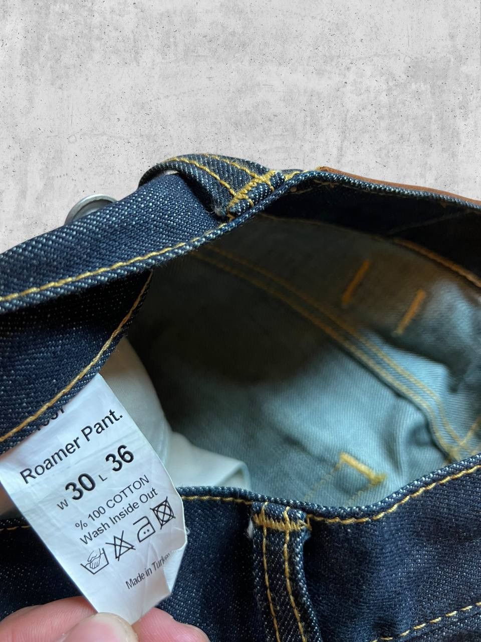 Vintage Pike Brothers SELVEDGE Roamer Pant Wide Long denim jeans 36 Size US 36 / EU 52 - 6 Thumbnail
