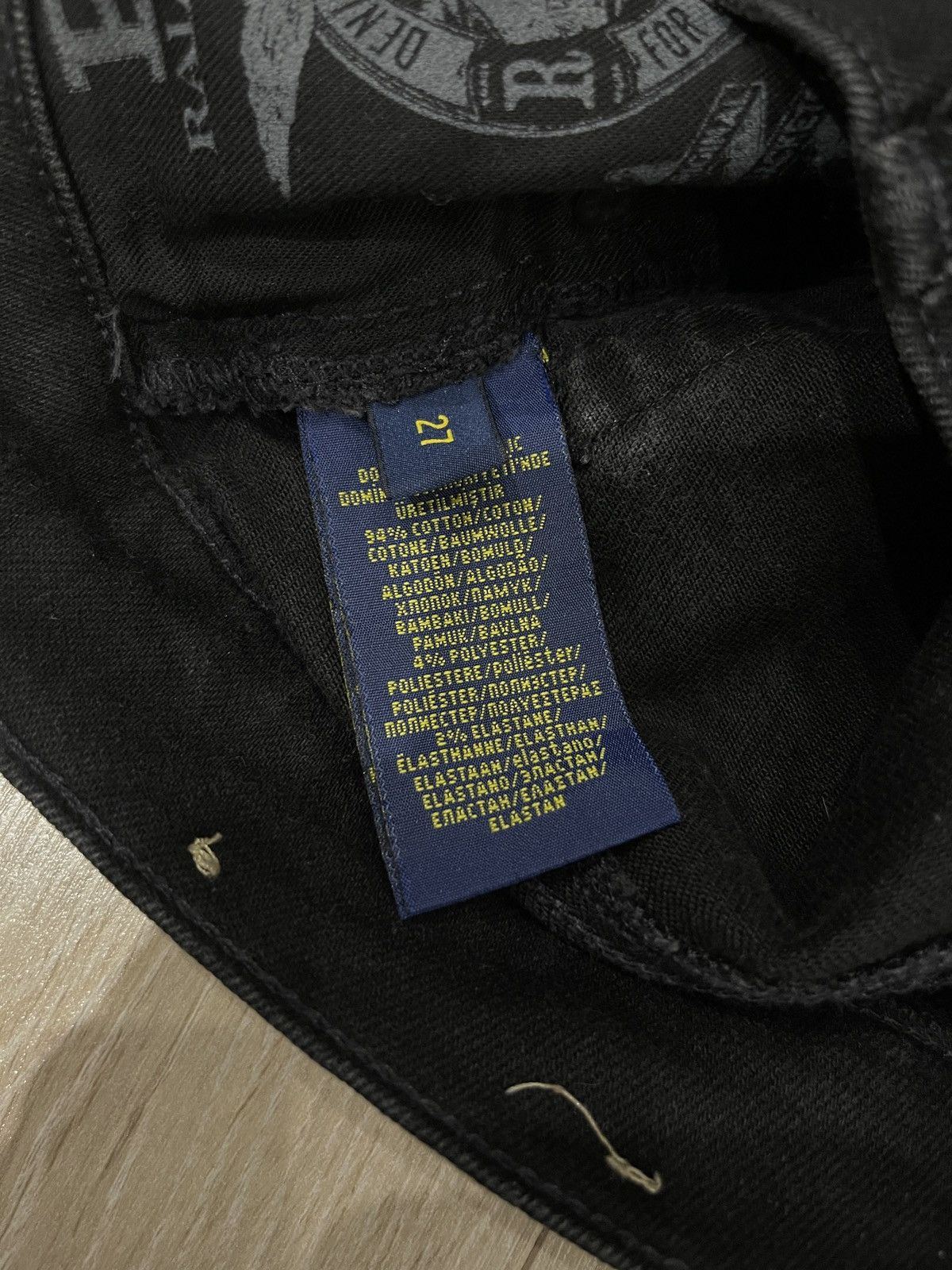 Polo Ralph Lauren × Vintage Polo Ralph Lauren black woman jeans denim Size 27" / US 4 / IT 40 - 8 Thumbnail