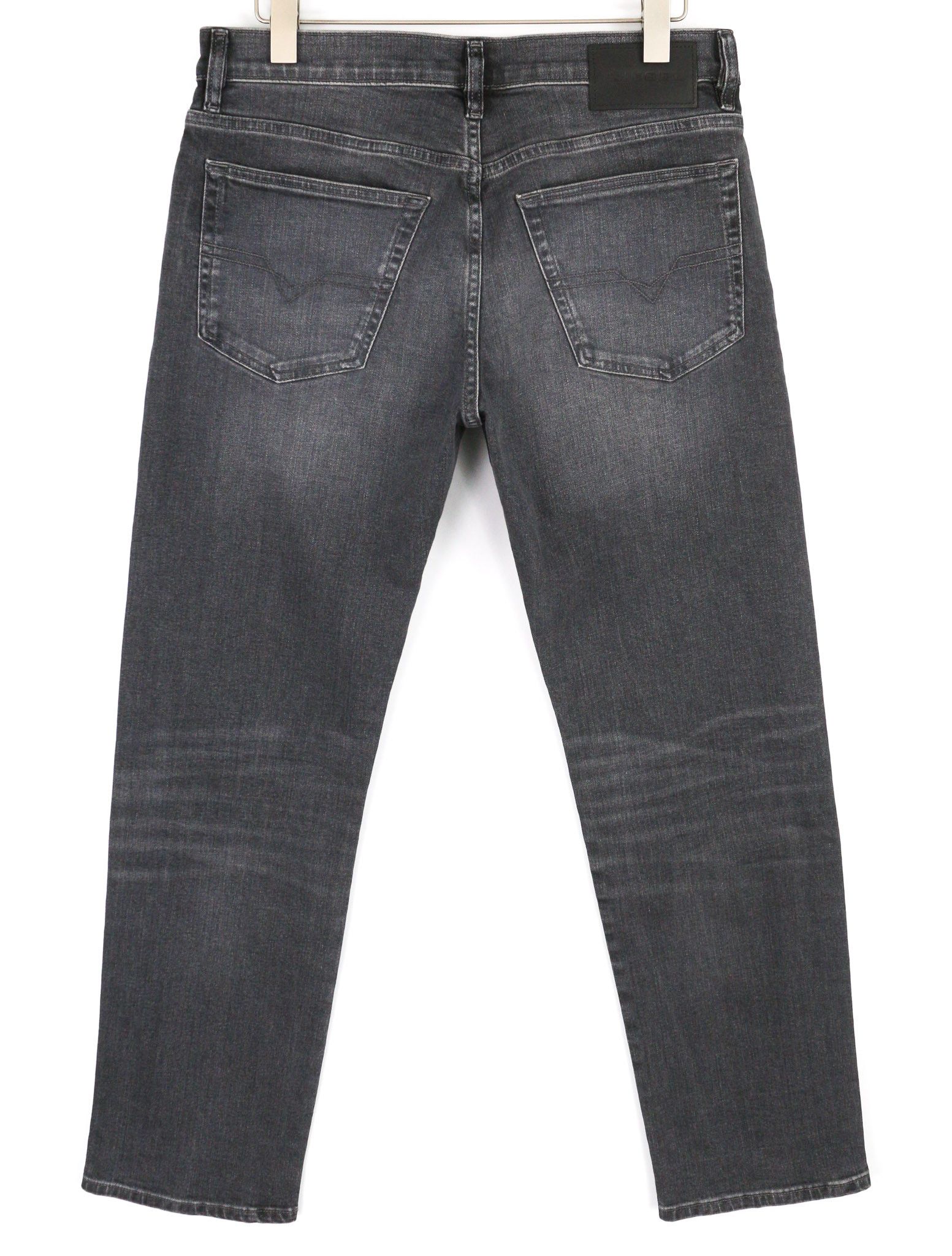 Diesel D-MIHTRY 0ELAX W32/L34 Straight Black Logo Jeans 40189 Size US 32 / EU 48 - 4 Thumbnail