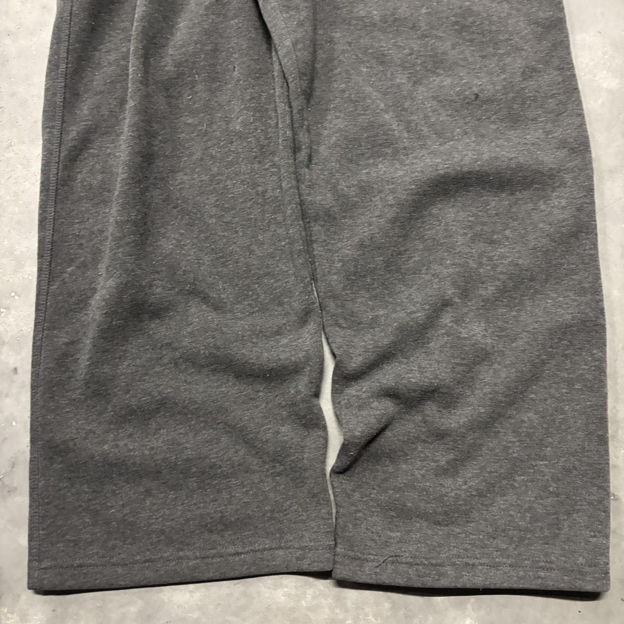 Japanese Brand × Vintage Crazy Vintage Y2K/2000s Baggy Dark Grey Streetwear Skater Cargo Sweatpants! Size US 34 / EU 50 - 5 Thumbnail
